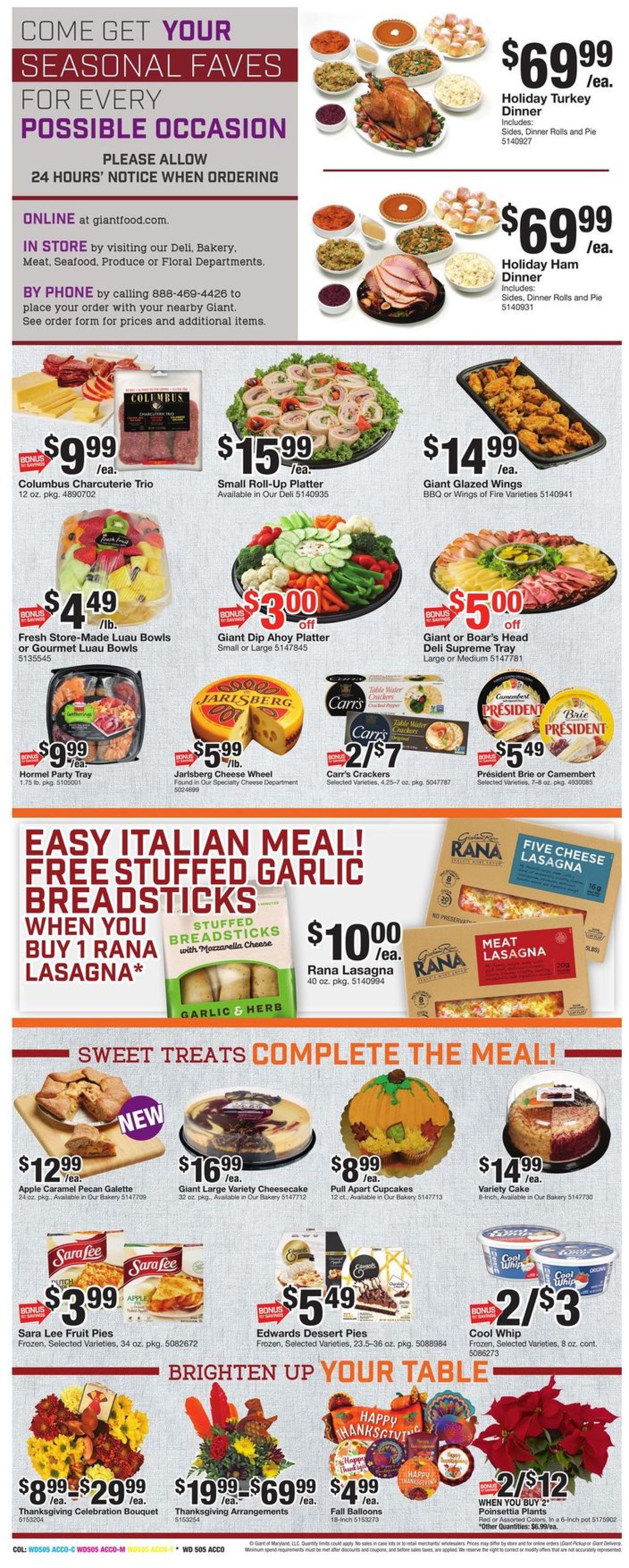 Giant Food Weekly Ad Circular - valid 11/12-11/18/2021 (Page 23)