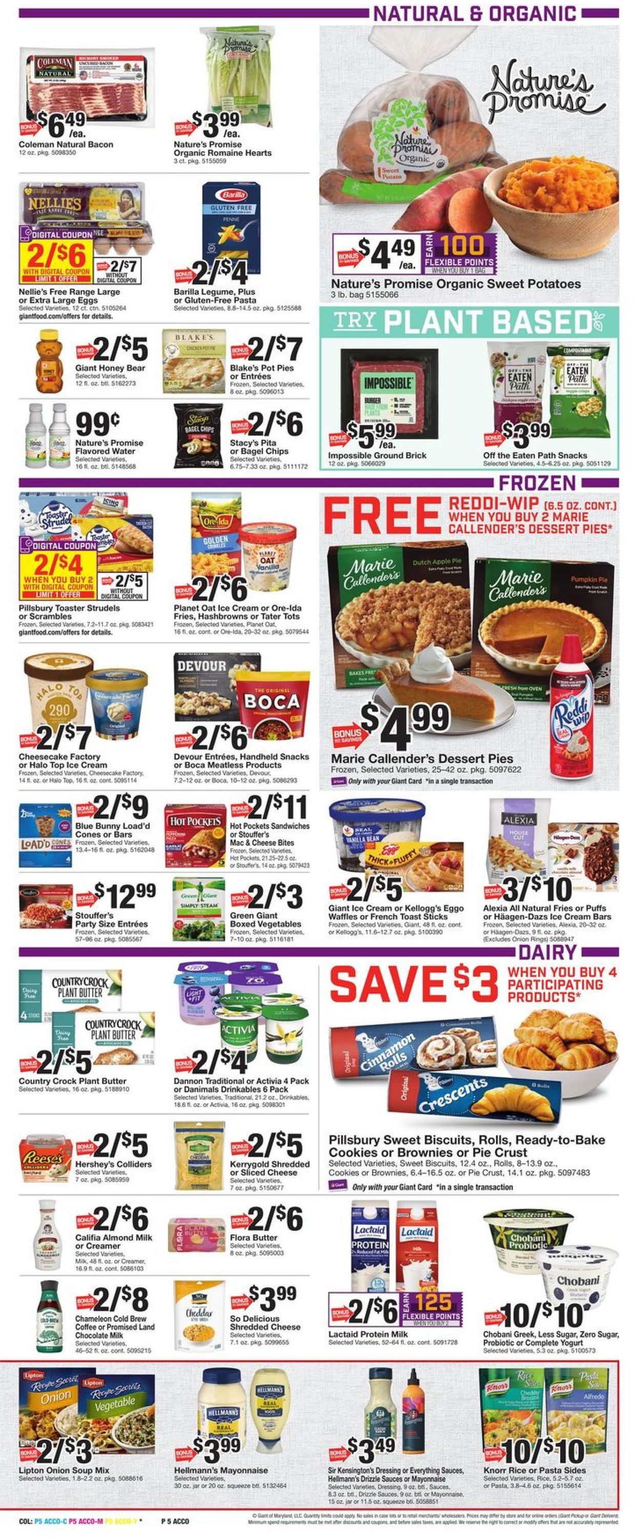 Giant Food THANKSGIVING 2021 Weekly Ad Circular - valid 11/19-11/25/2021 (Page 7)