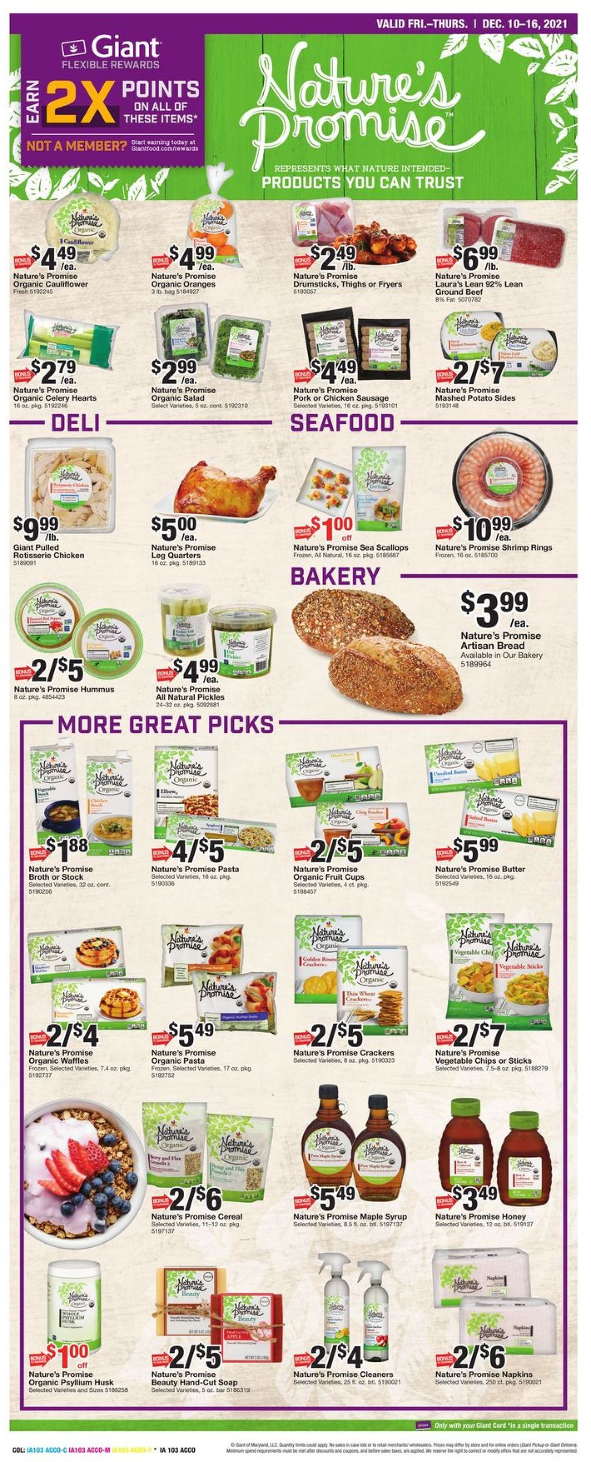 Giant Food HOLIDAY 2021 Weekly Ad Circular - valid 12/10-12/16/2021 (Page 15)