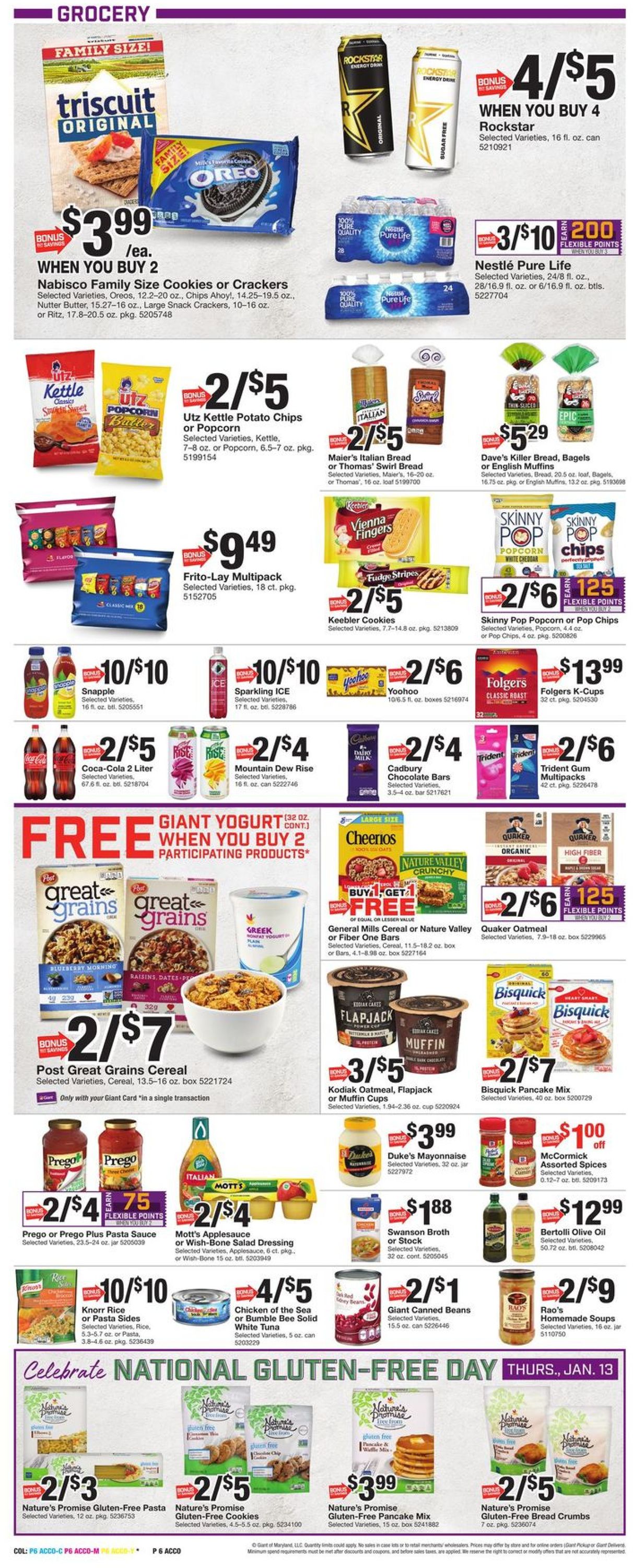 Giant Food Weekly Ad Circular - valid 01/07-01/13/2022 (Page 9)
