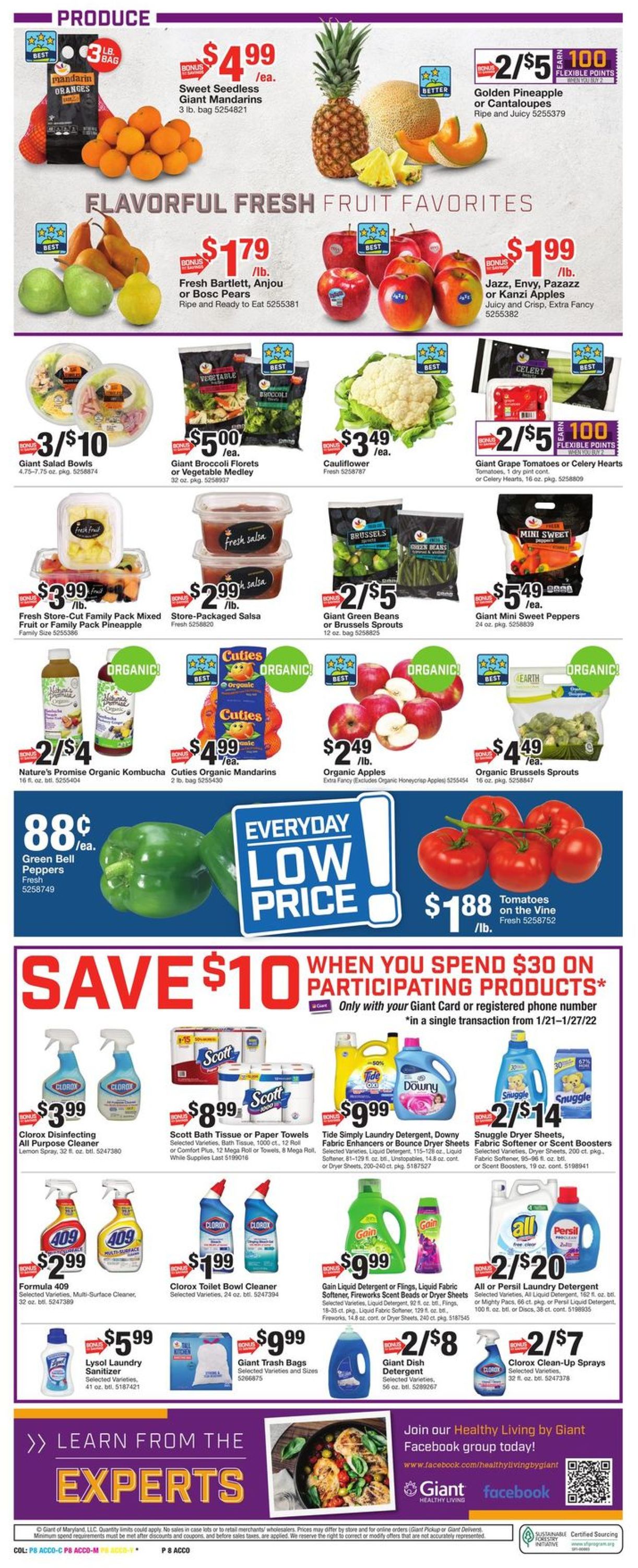 Giant Food Weekly Ad Circular - valid 01/21-01/27/2022 (Page 14)
