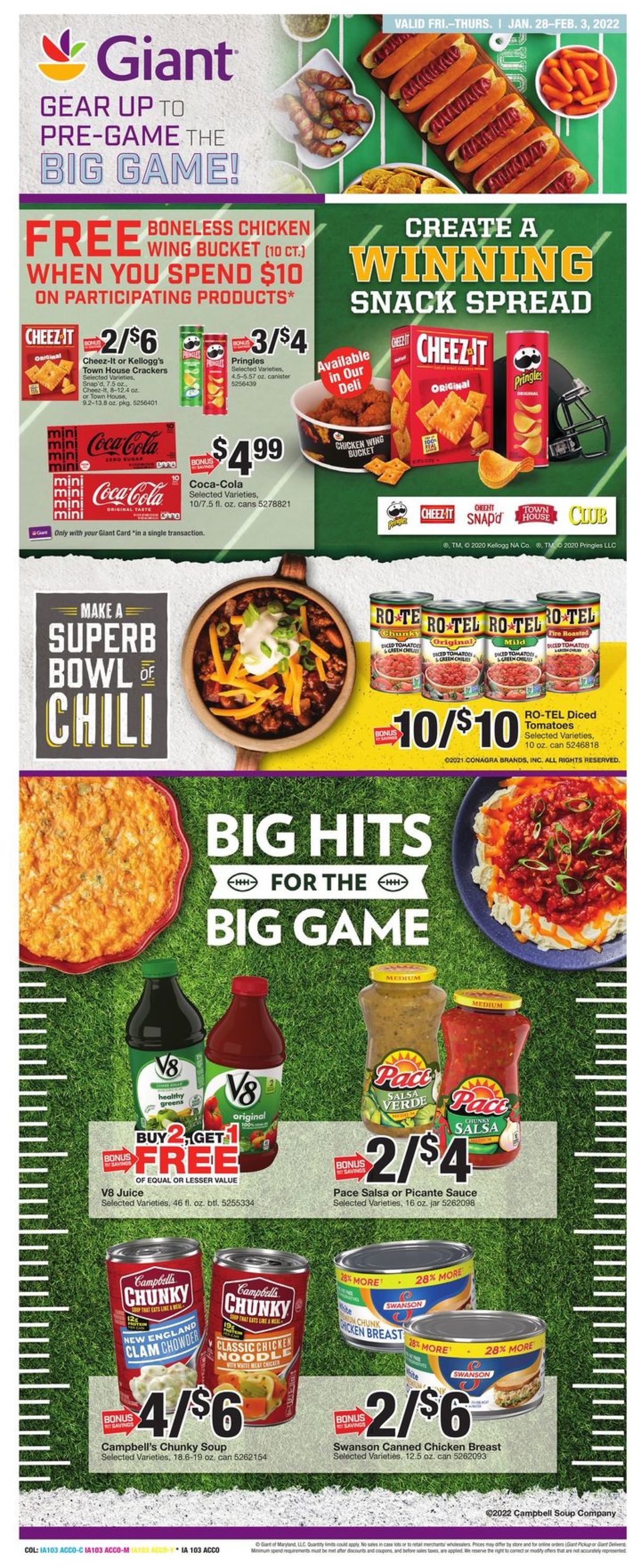 Giant Food Weekly Ad Circular - valid 01/28-02/03/2022 (Page 13)