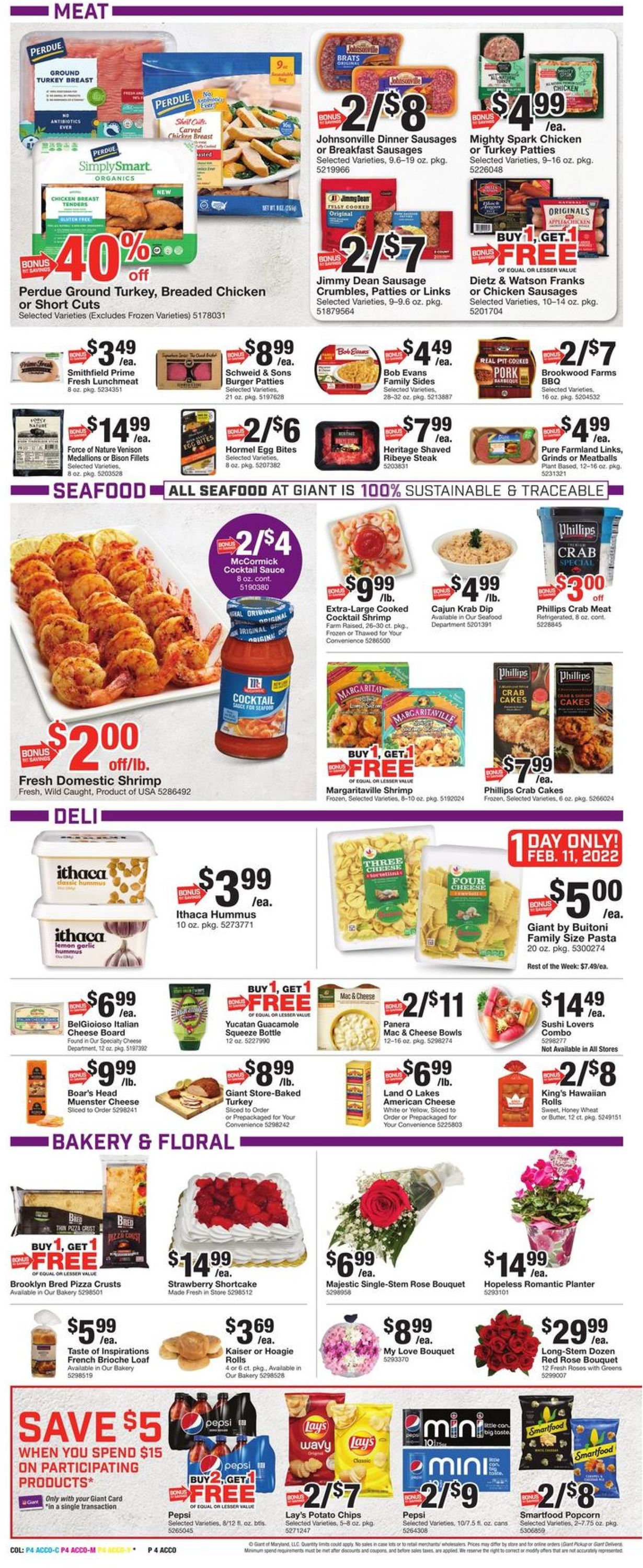 Giant Food Weekly Ad Circular - valid 02/11-02/17/2022 (Page 7)