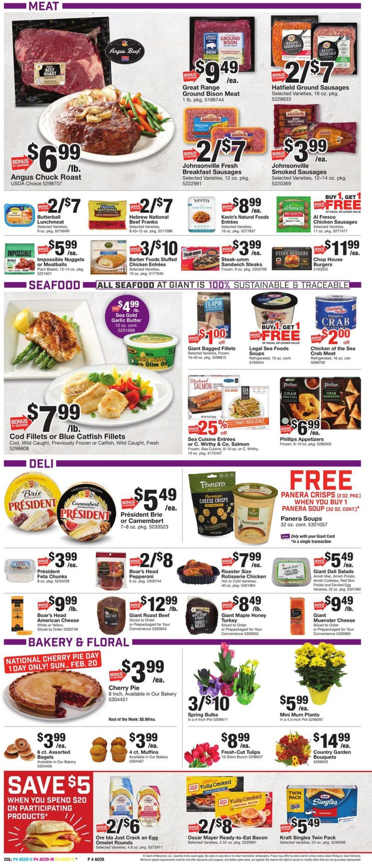 Giant Food Weekly Ad Circular - valid 02/18-02/24/2022 (Page 6)
