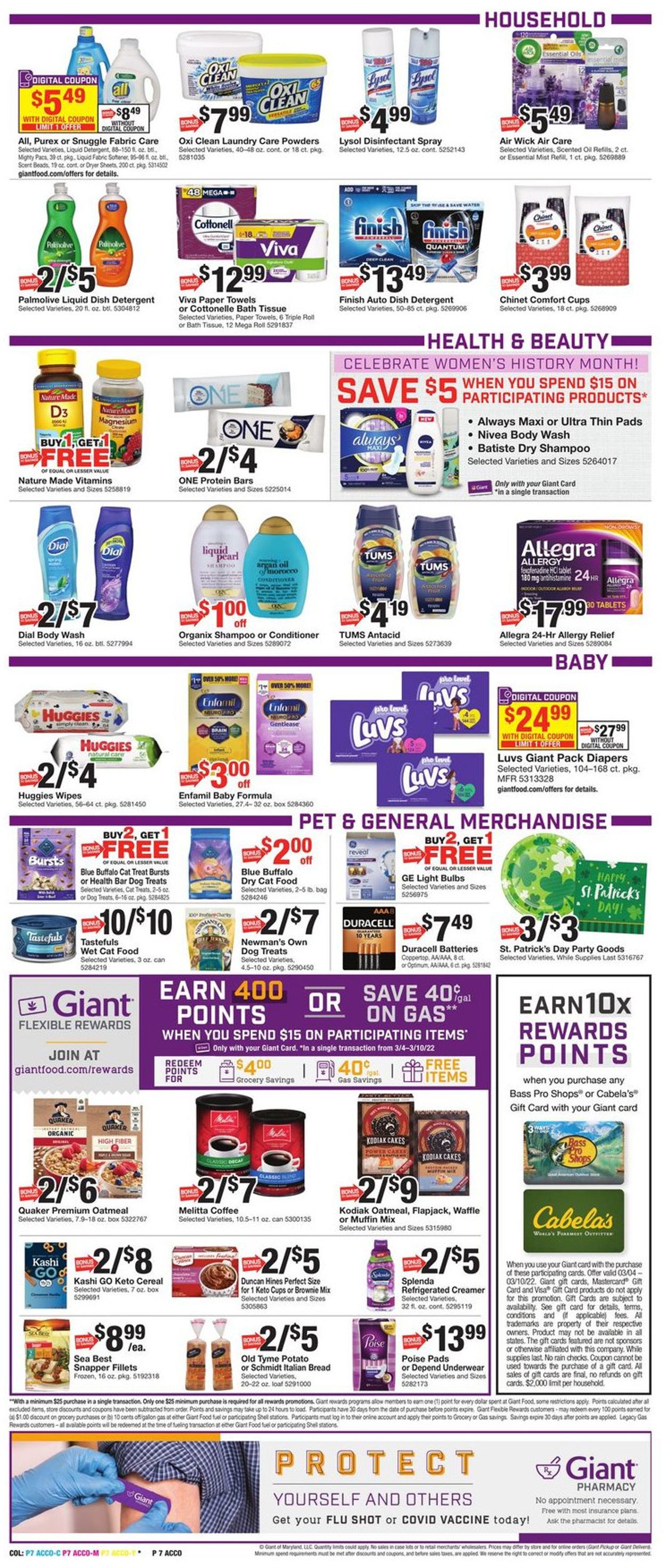 Giant Food Weekly Ad Circular - valid 03/04-03/10/2022 (Page 10)