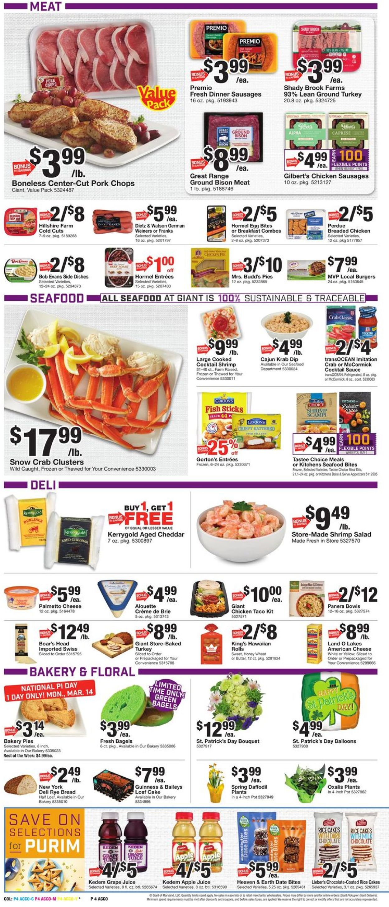 Giant Food Weekly Ad Circular - valid 03/11-03/17/2022 (Page 8)