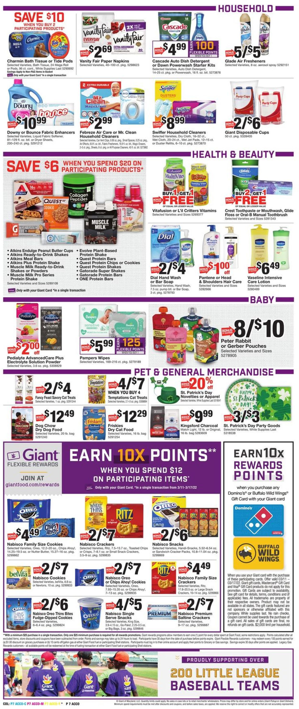 Giant Food Weekly Ad Circular - valid 03/11-03/17/2022 (Page 12)