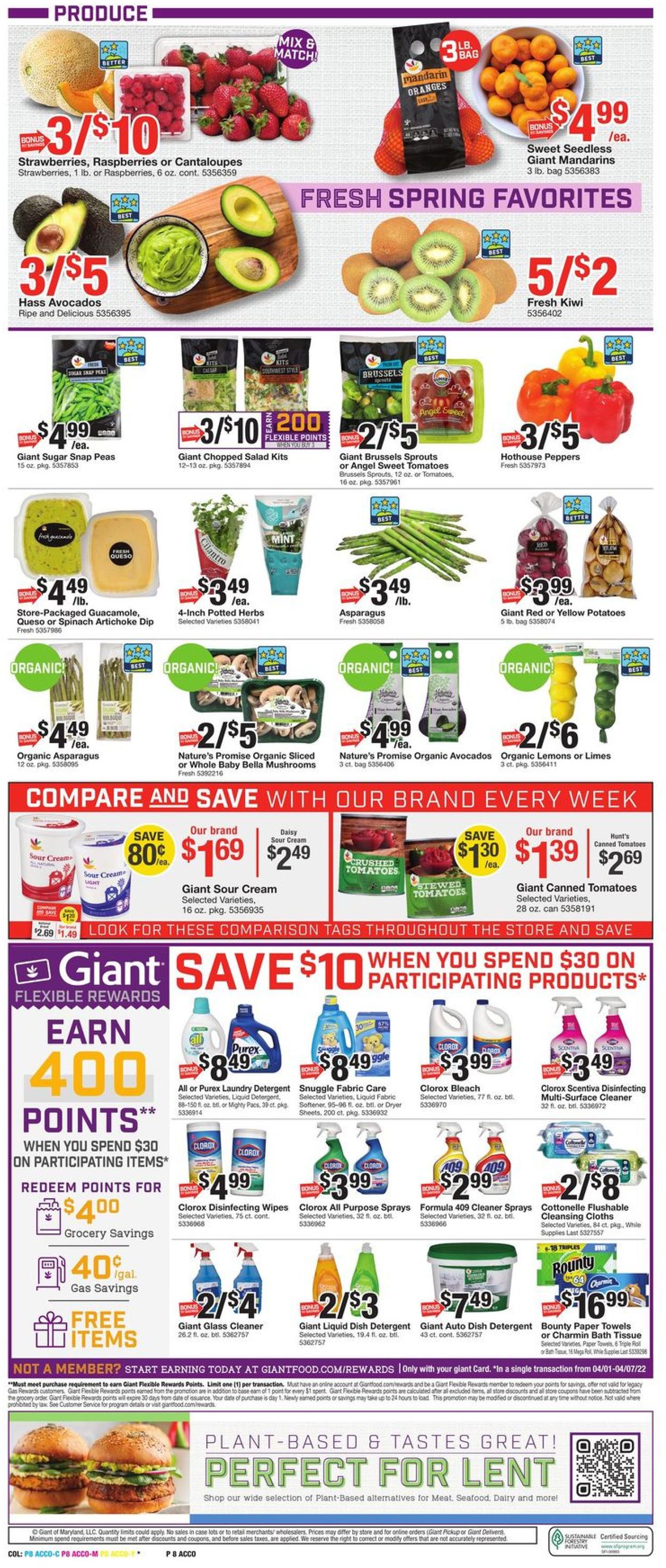 Giant Food Weekly Ad Circular - valid 04/01-04/07/2022 (Page 10)