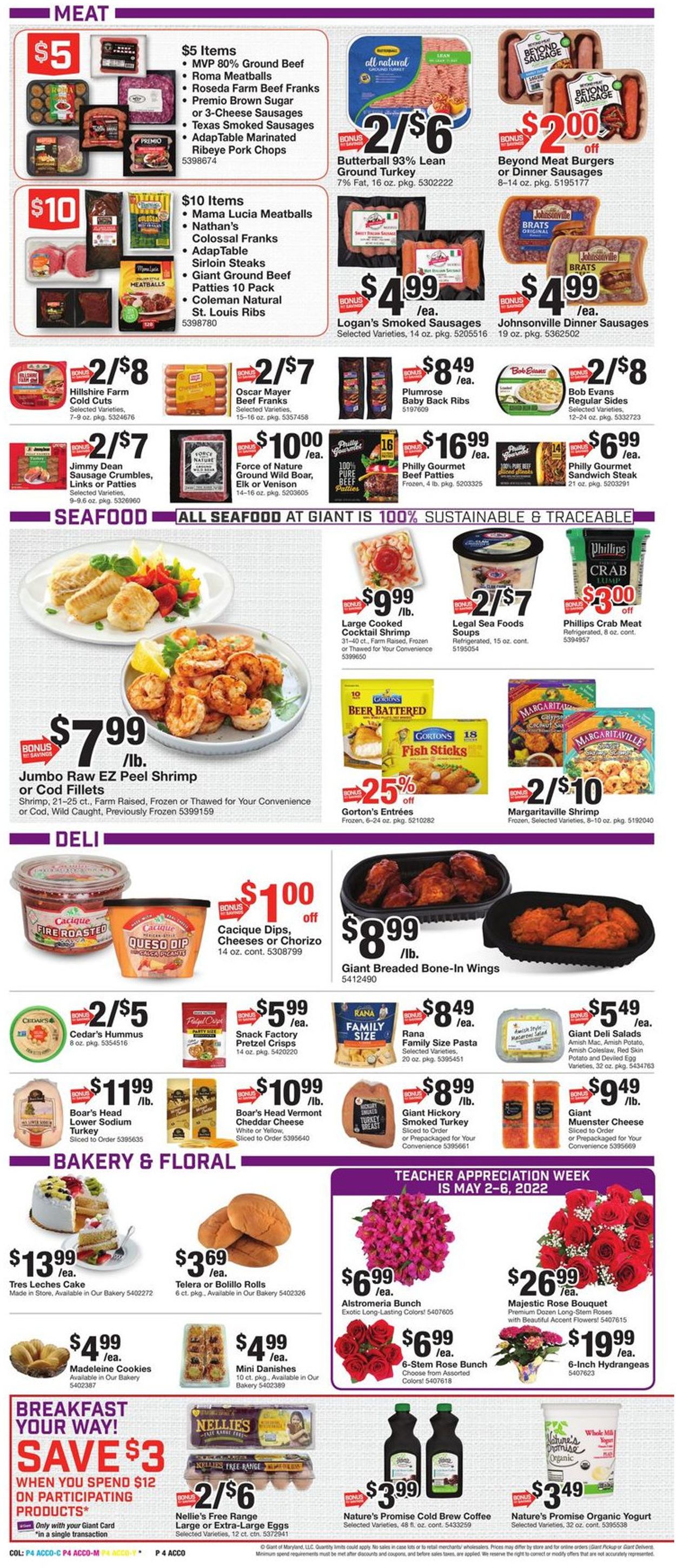 Giant Food Weekly Ad Circular - valid 04/29-05/05/2022 (Page 6)