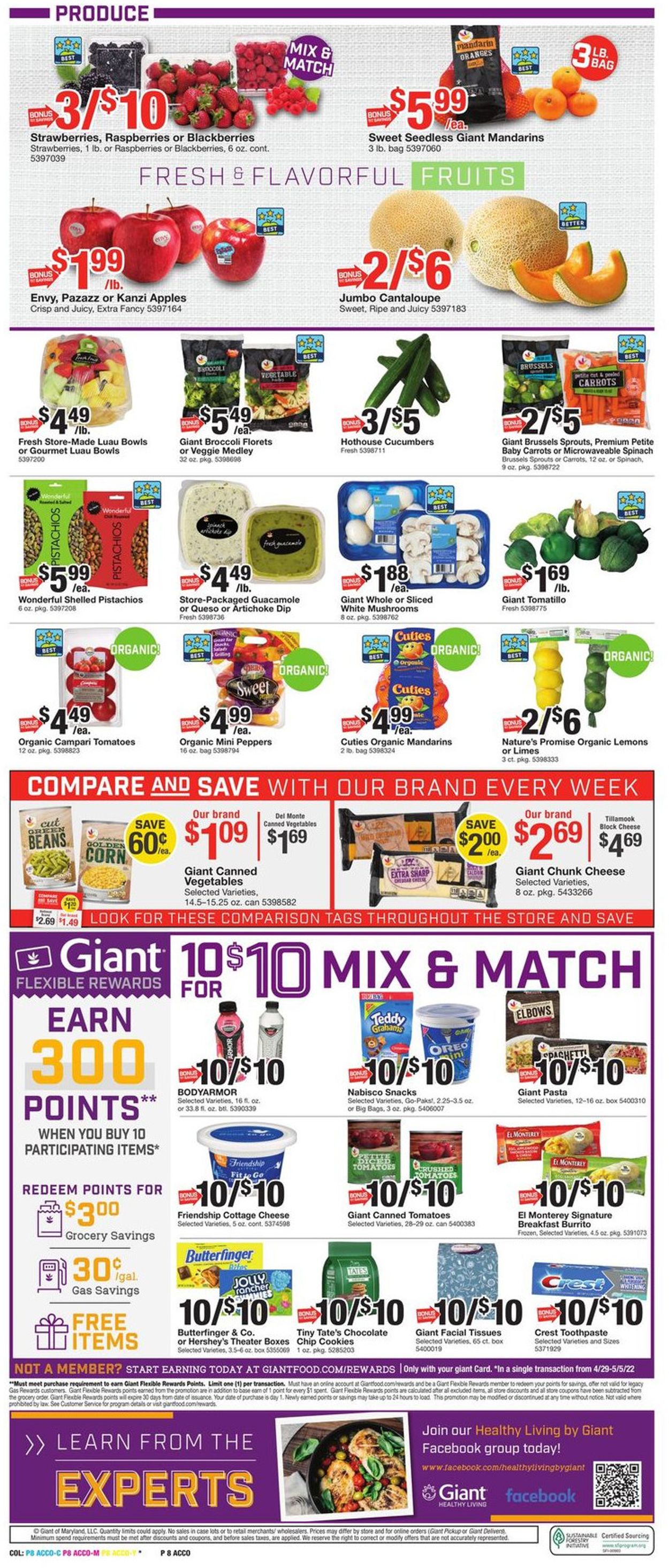 Giant Food Weekly Ad Circular - valid 04/29-05/05/2022 (Page 10)