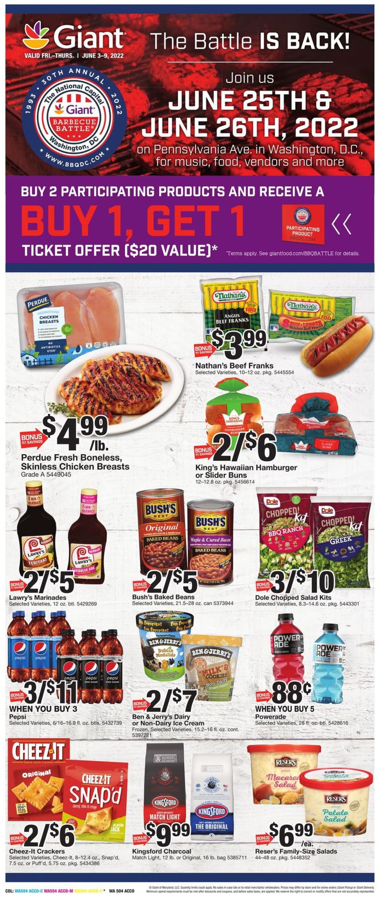 Giant Food Weekly Ad Circular - valid 06/03-06/09/2022