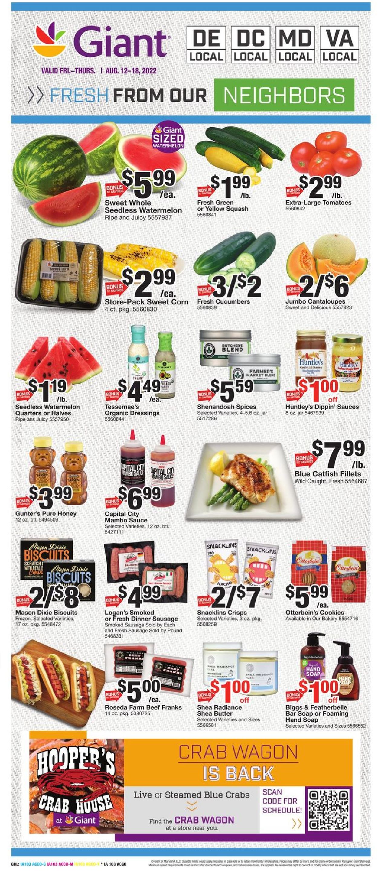 Giant Food Weekly Ad Circular - valid 08/12-08/18/2022 (Page 13)