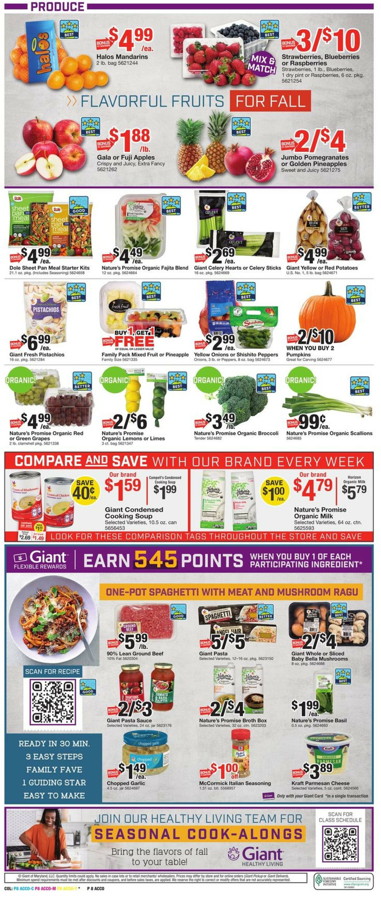 Giant Food Weekly Ad Circular - valid 09/23-09/29/2022 (Page 12)