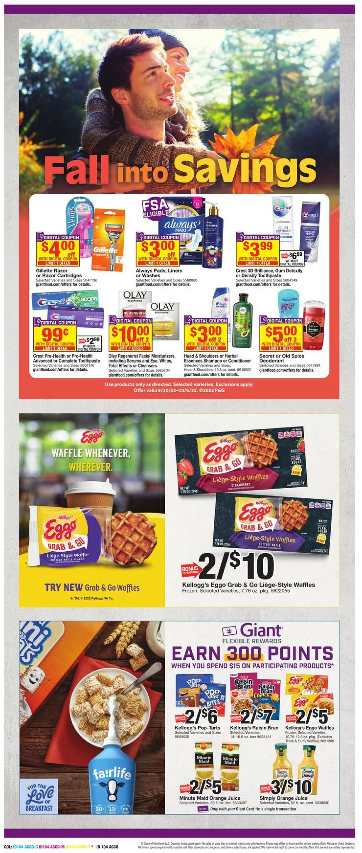 Giant Food Weekly Ad Circular - valid 09/30-10/06/2022 (Page 18)