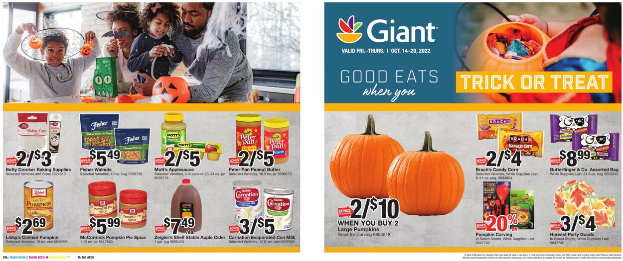Giant Food Weekly Ad Circular - valid 10/14-10/20/2022 (Page 18)