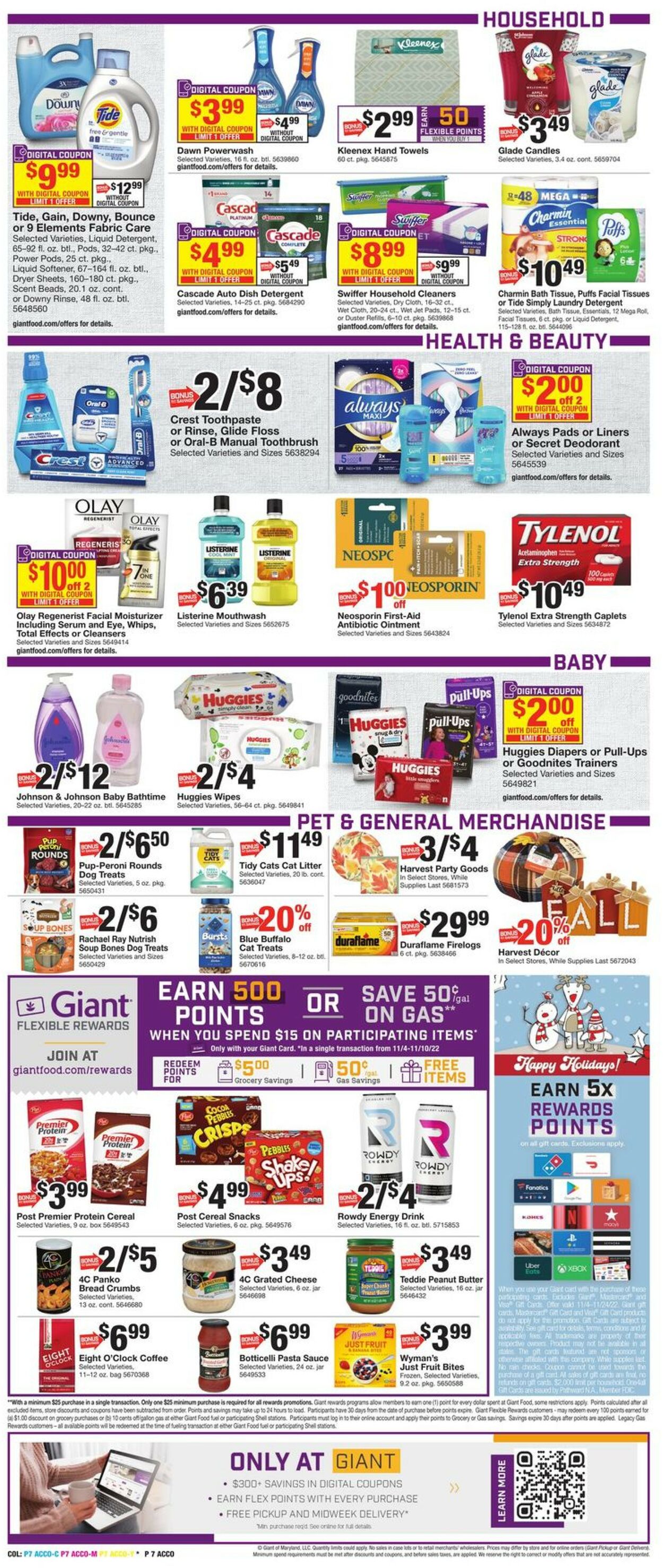 Giant Food Weekly Ad Circular - valid 11/04-11/10/2022 (Page 11)
