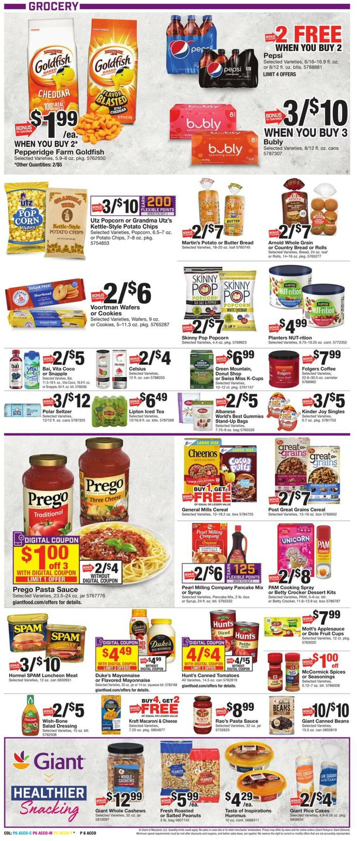 Giant Food Weekly Ad Circular - valid 01/06-01/12/2023 (Page 10)