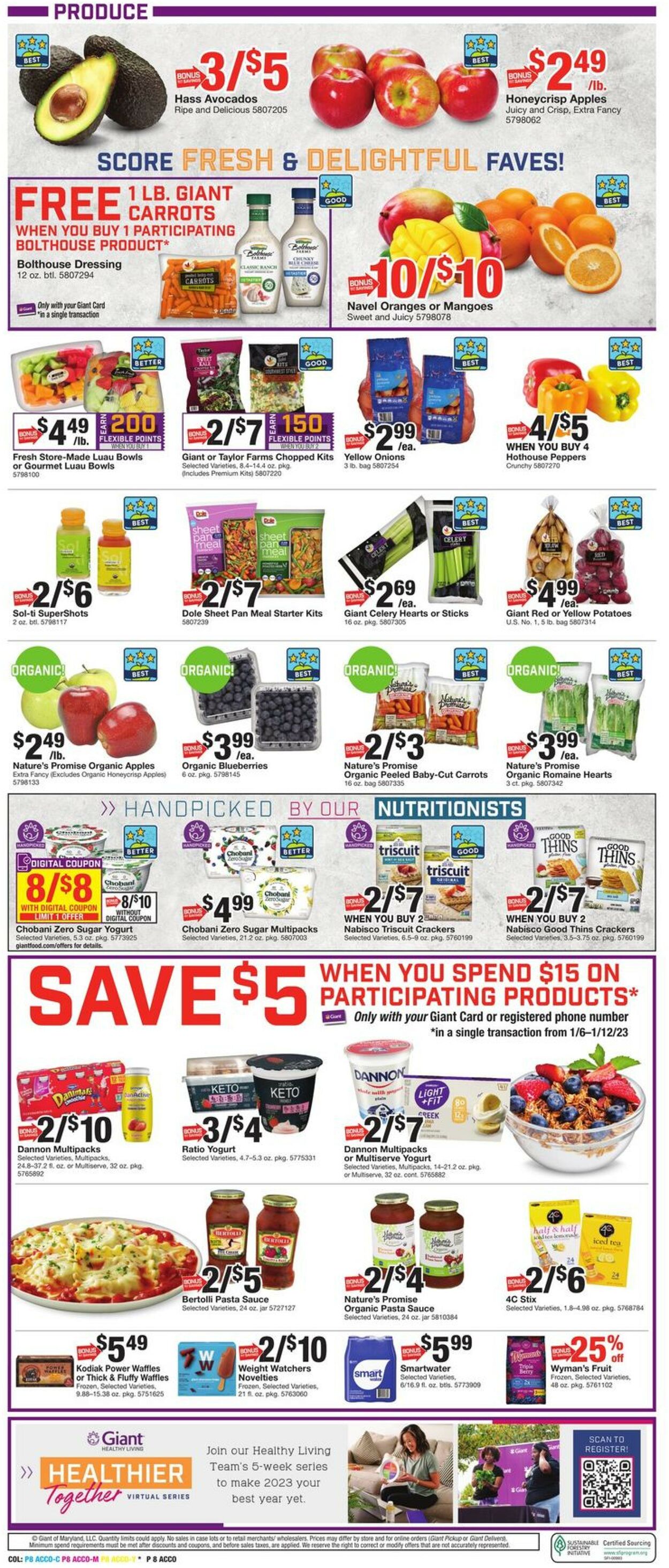 Giant Food Weekly Ad Circular - valid 01/06-01/12/2023 (Page 14)