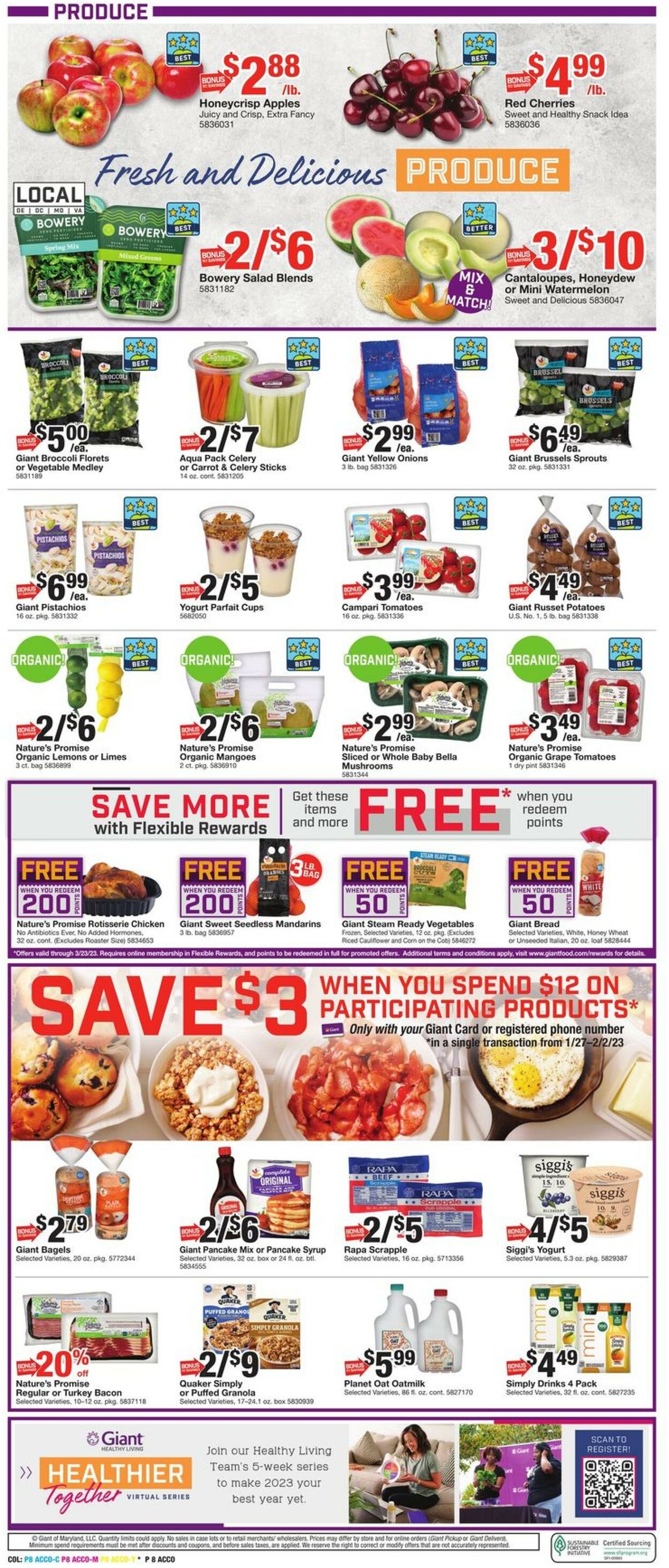 Giant Food Weekly Ad Circular - valid 01/27-02/02/2023 (Page 12)