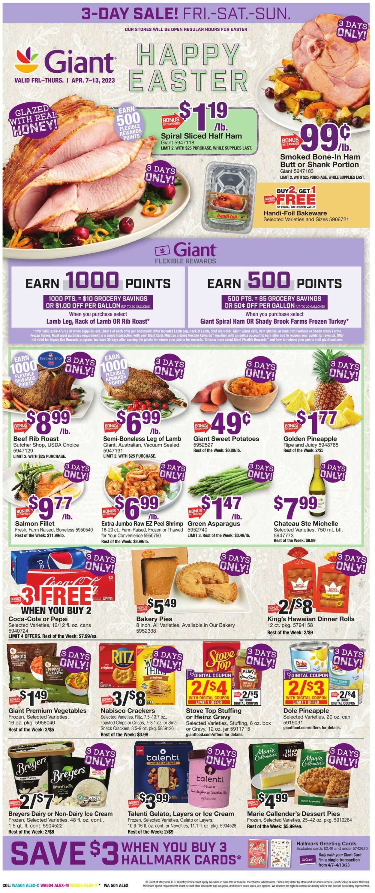 Giant Food Weekly Ad Circular - valid 04/07-04/13/2023