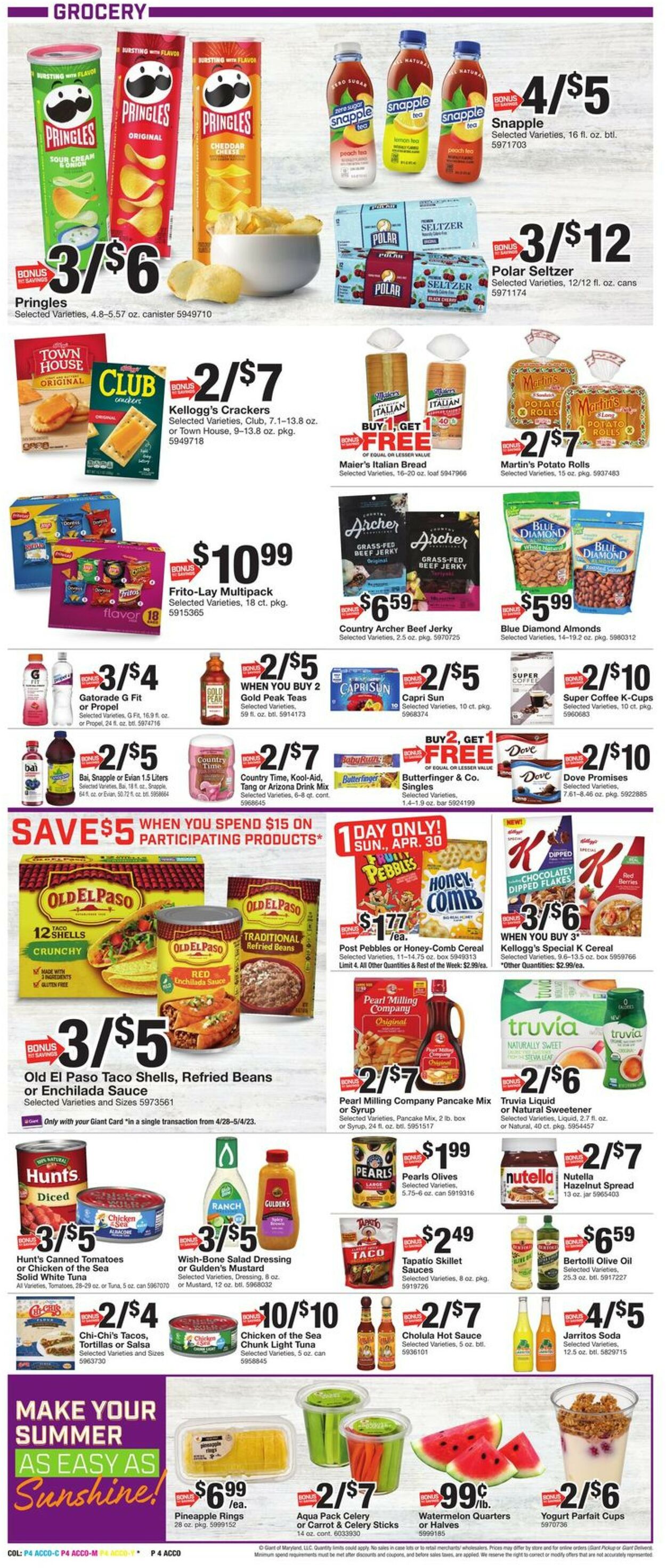 Giant Food Weekly Ad Circular - valid 04/28-05/04/2023 (Page 8)