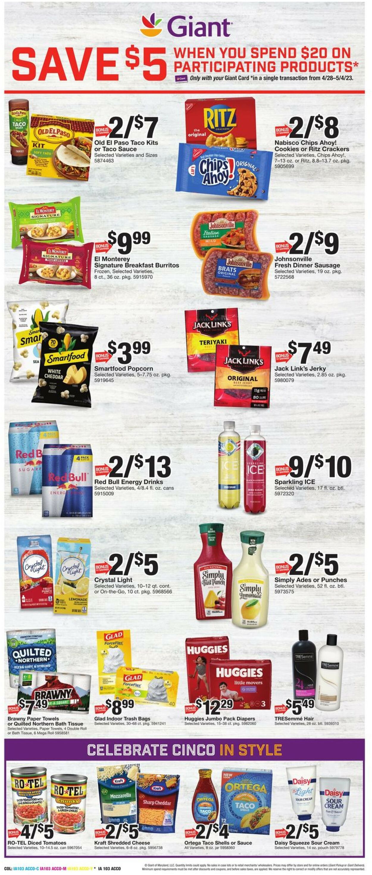 Giant Food Weekly Ad Circular - valid 04/28-05/04/2023 (Page 16)