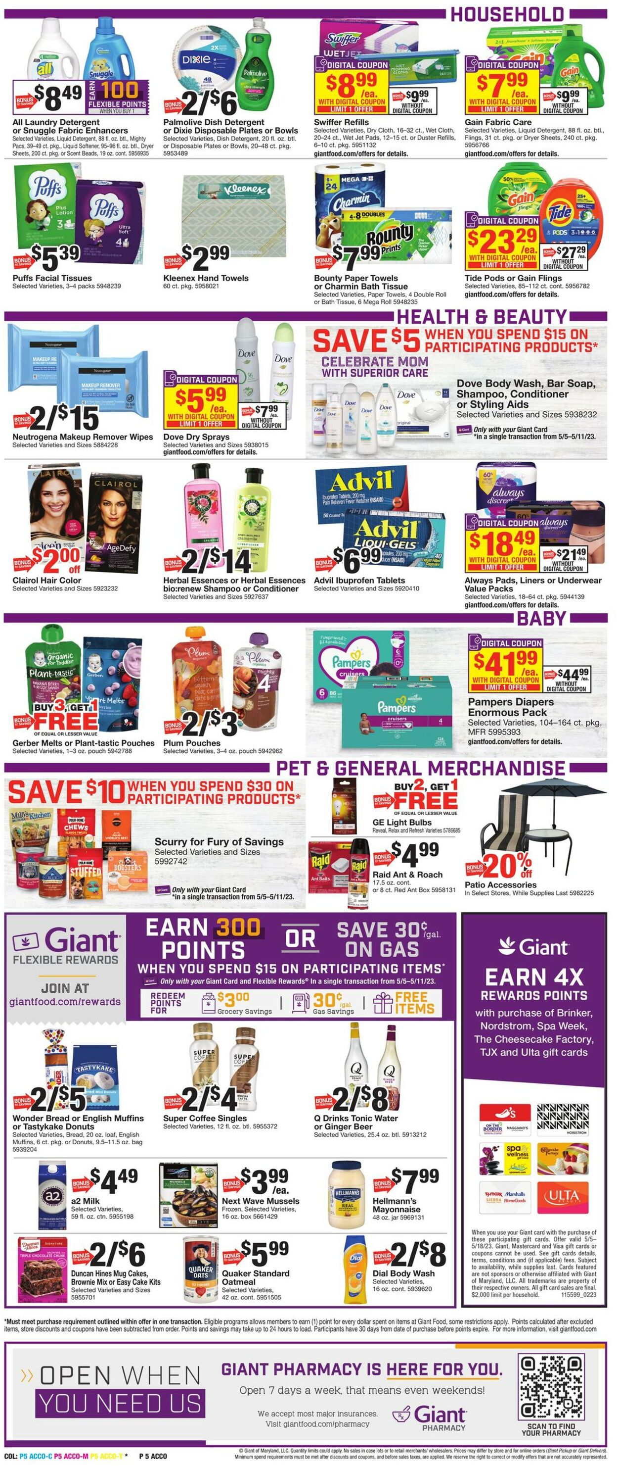 Giant Food Weekly Ad Circular - valid 05/05-05/11/2023 (Page 8)