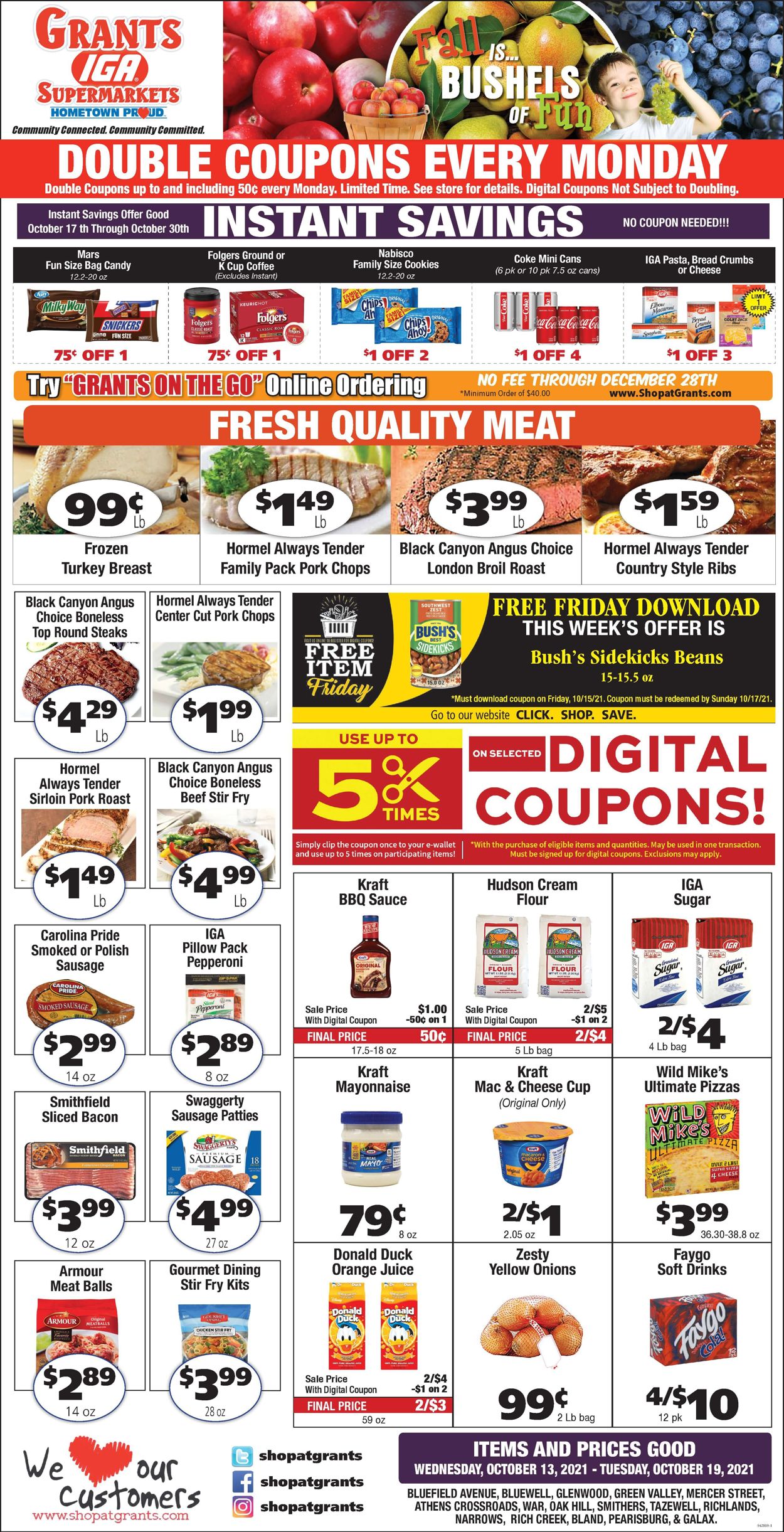 Grant's Supermarket Weekly Ad Circular - valid 10/13-10/19/2021 (Page 2)
