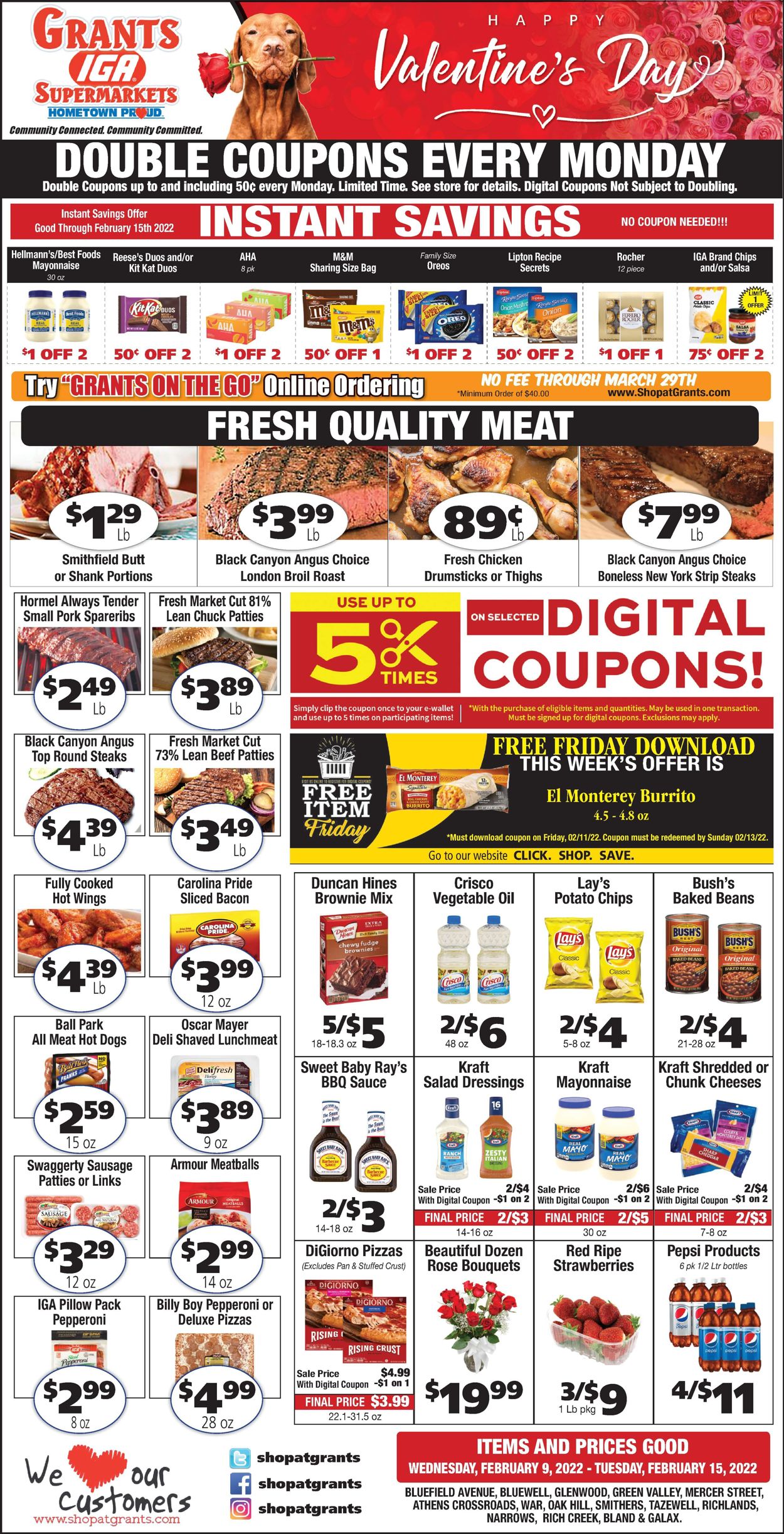 Grant's Supermarket Weekly Ad Circular - valid 02/09-02/15/2022