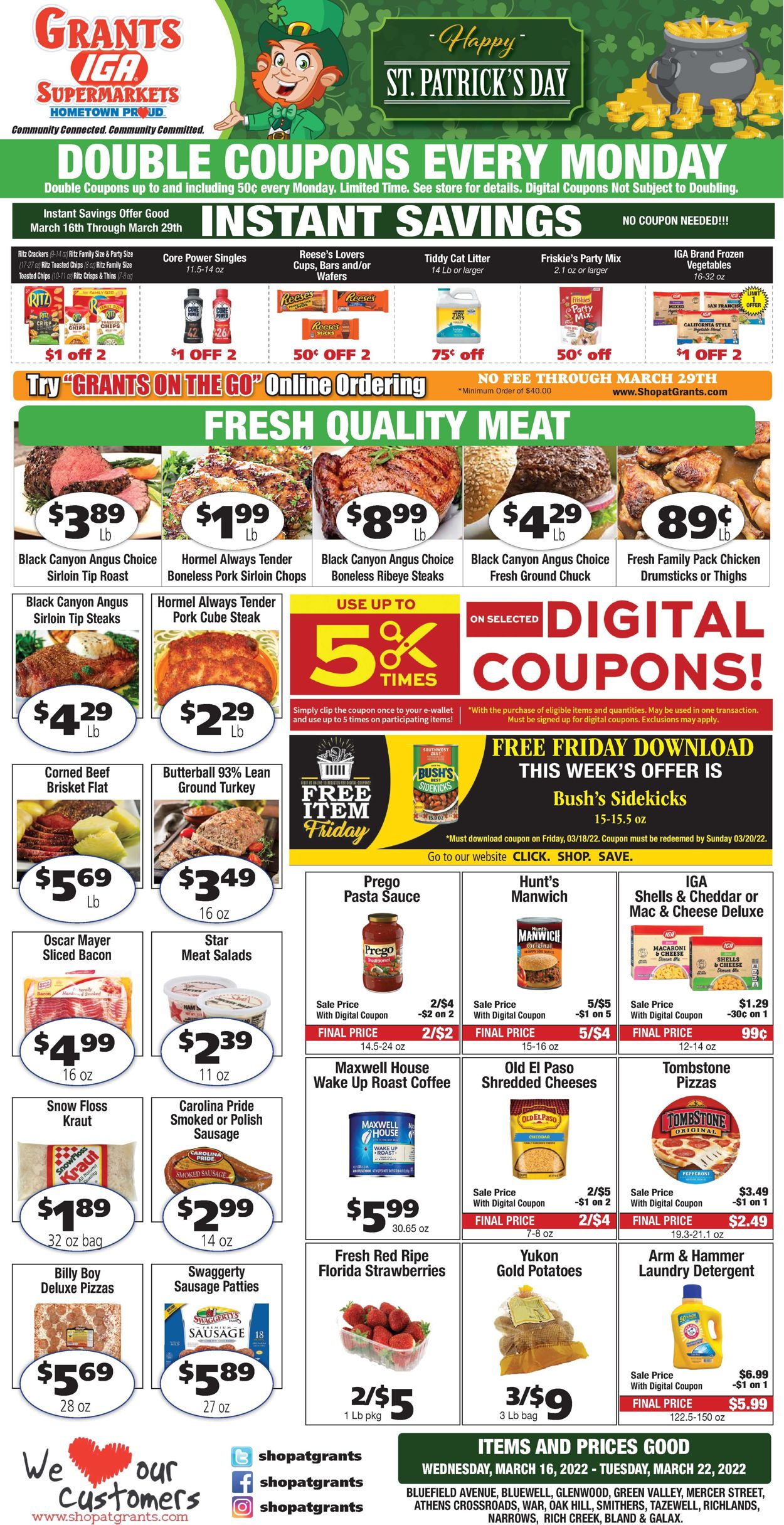 Grant's Supermarket Weekly Ad Circular - valid 03/16-03/22/2022 (Page 2)
