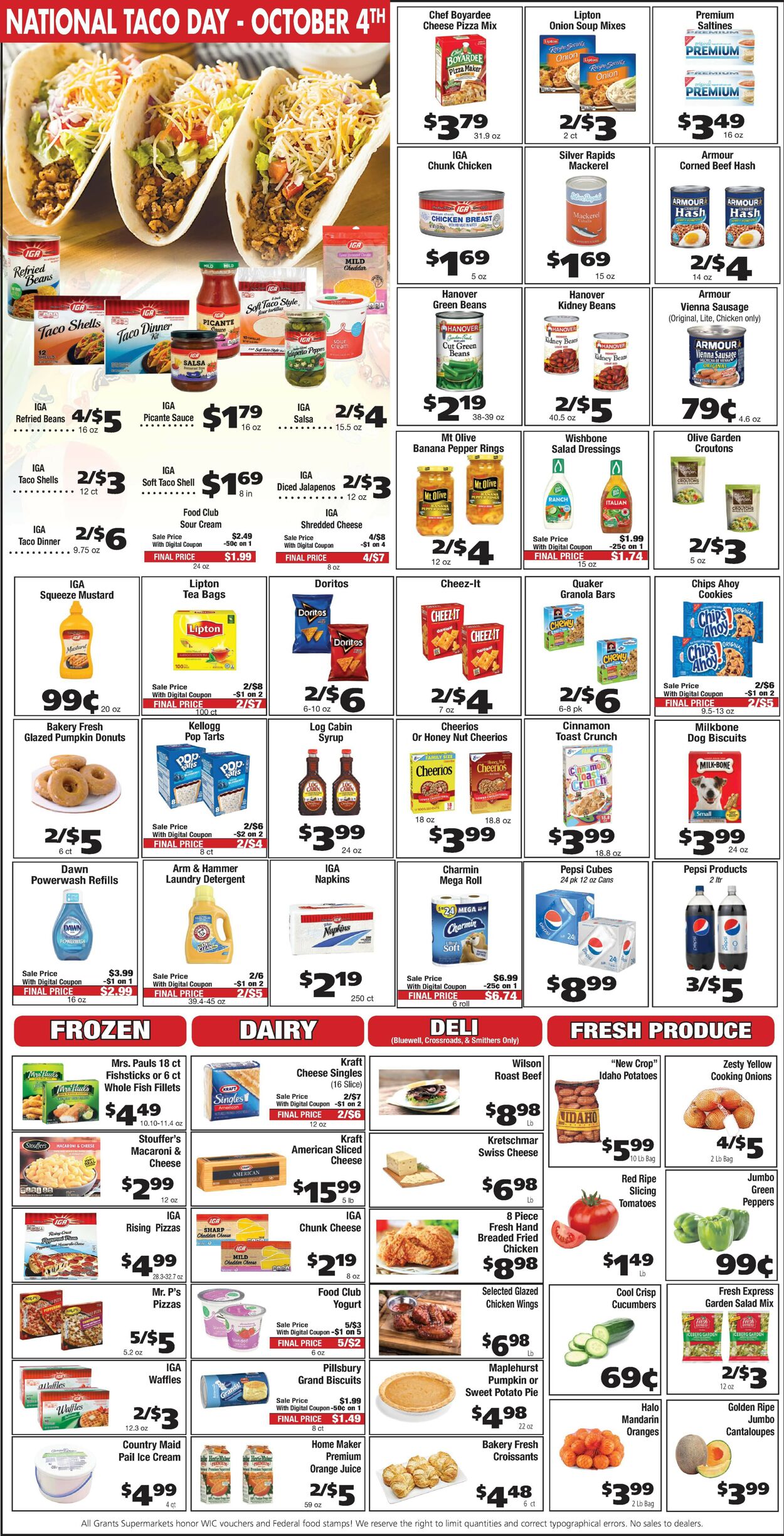 Grant's Supermarket Weekly Ad Circular - valid 09/28-10/04/2022 (Page 2)