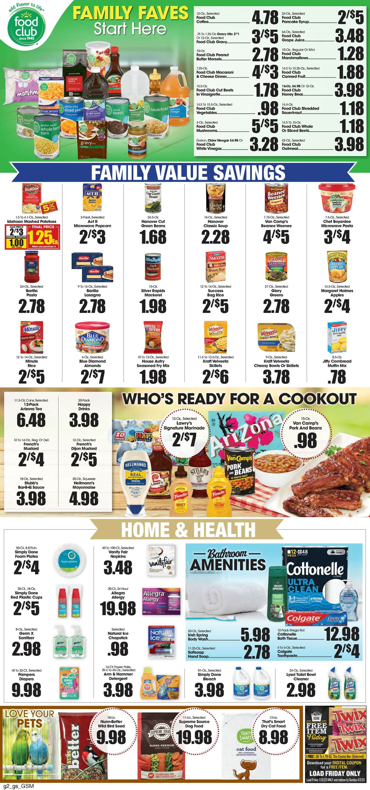 Grant's Supermarket Weekly Ad Circular - valid 03/25-03/31/2023 (Page 3)