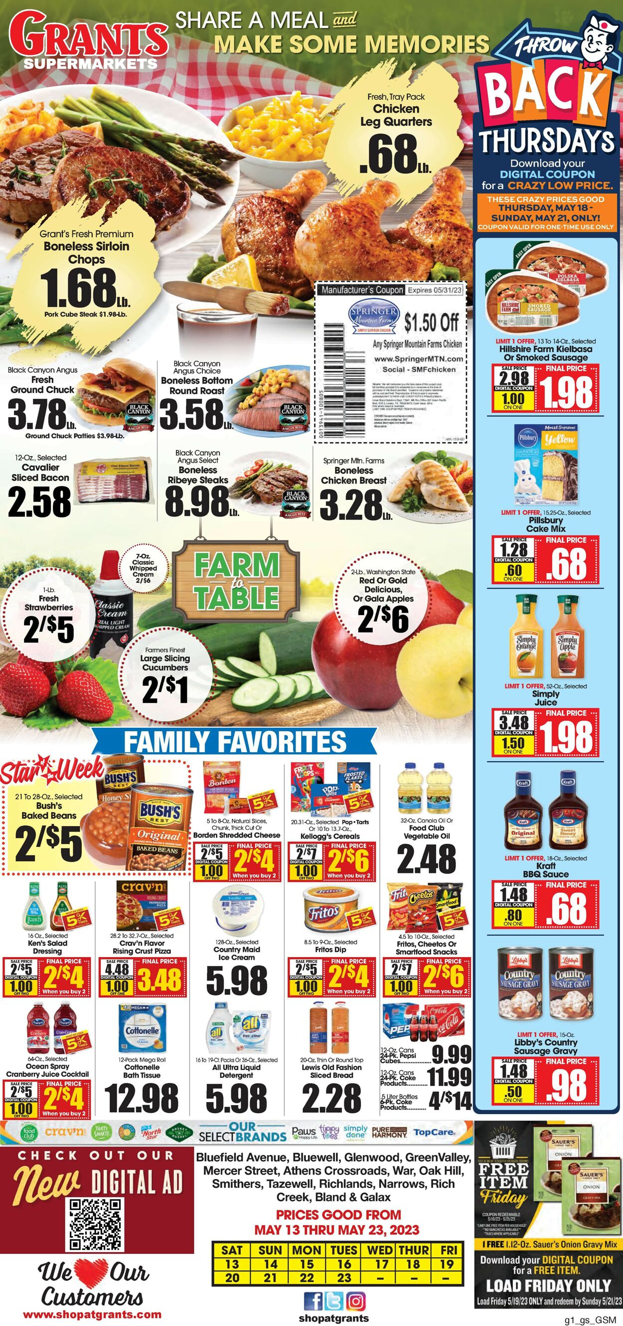 Grant's Supermarket Weekly Ad Circular - valid 05/13-05/19/2023