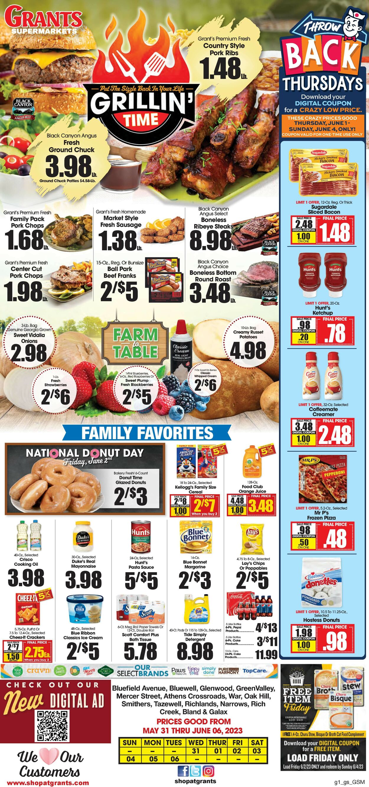 Grant's Supermarket Weekly Ad Circular - valid 05/31-06/06/2023