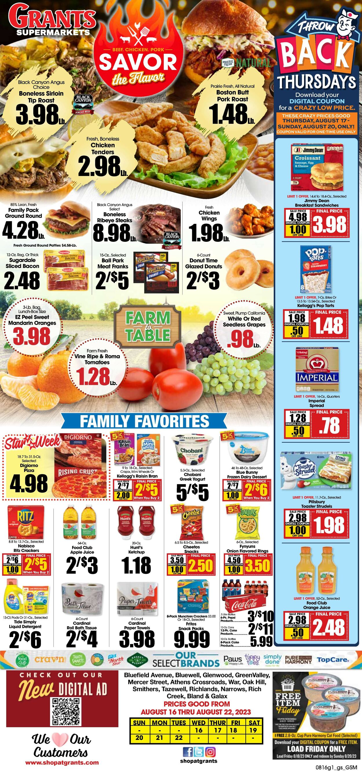Grant's Supermarket Weekly Ad Circular - valid 08/16-08/22/2023