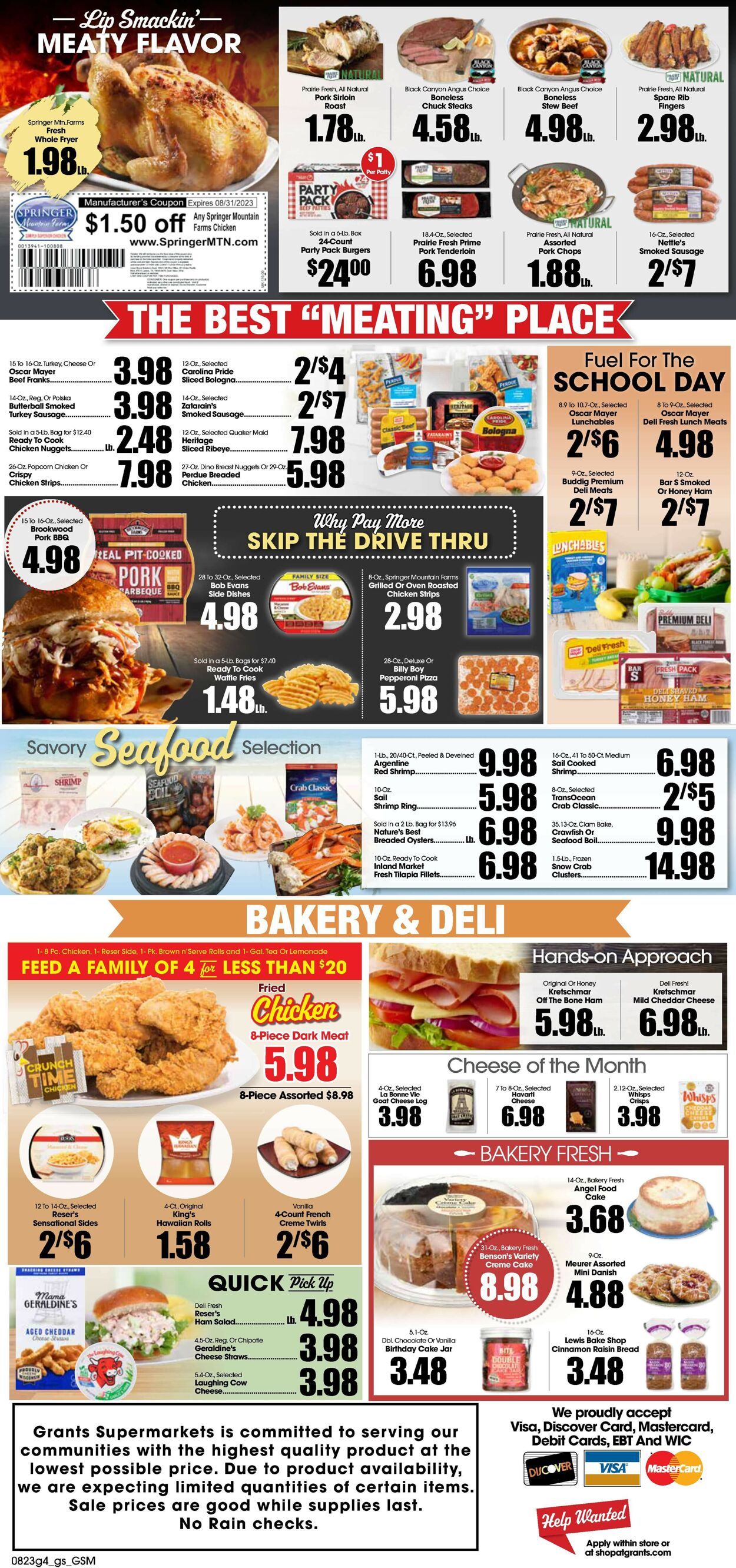 Grant's Supermarket Weekly Ad Circular - valid 08/23-08/29/2023 (Page 4)