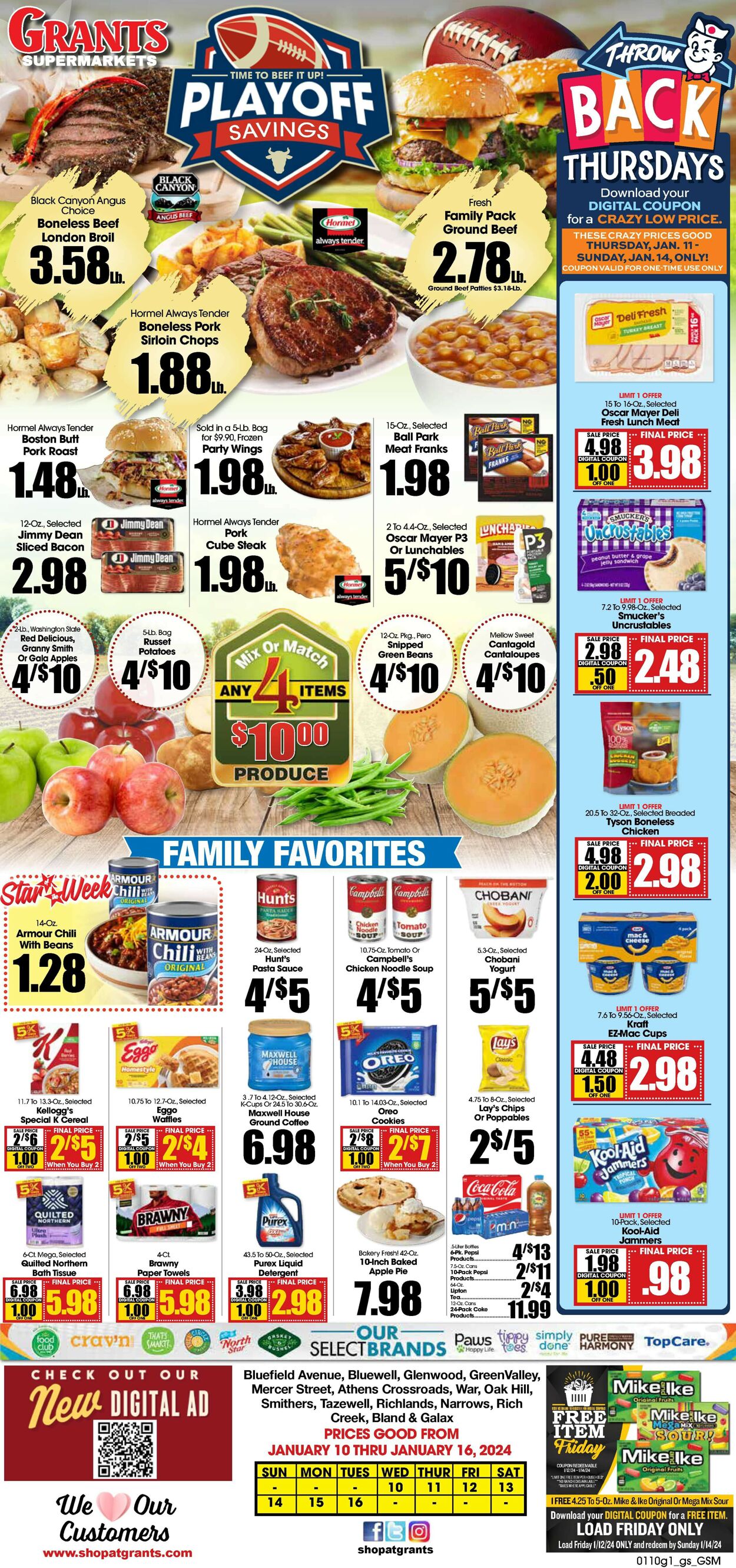 Grant's Supermarket Weekly Ad Circular - valid 01/10-01/16/2024
