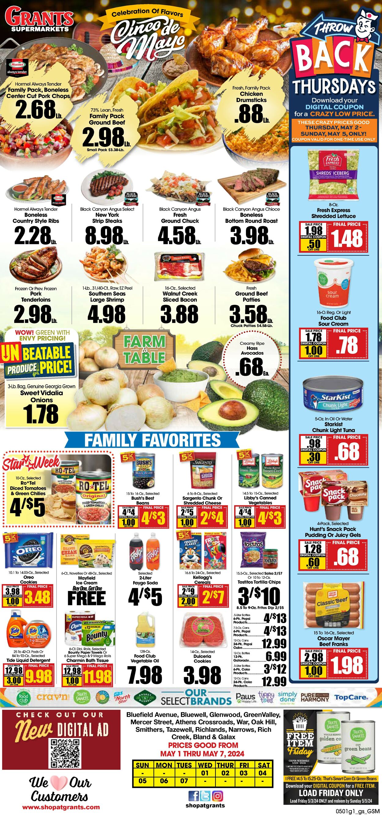 Grant's Supermarket Weekly Ad Circular - valid 05/01-05/07/2024