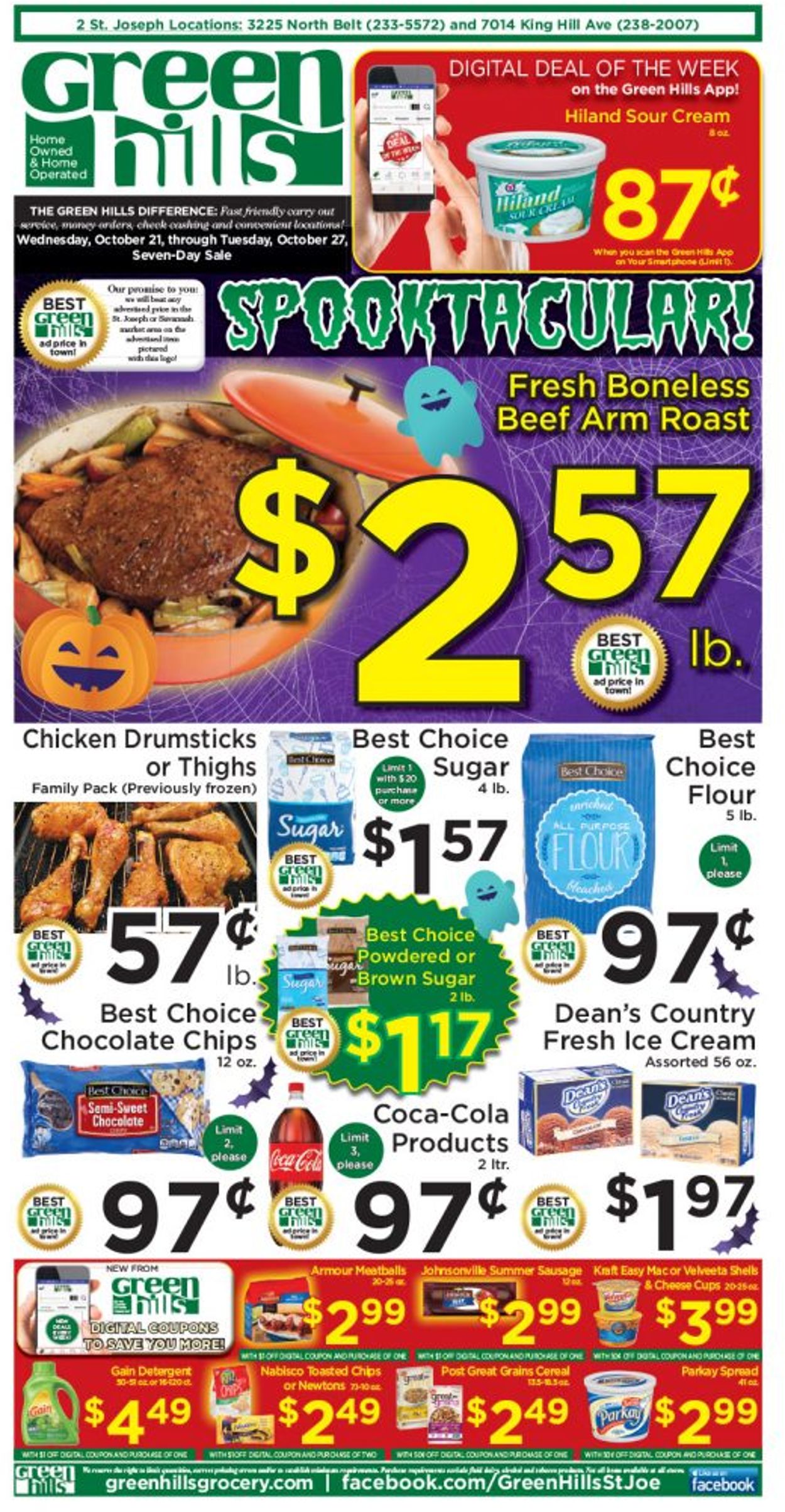 Green Hills Grocery Weekly Ad Circular - valid 10/21-10/27/2020