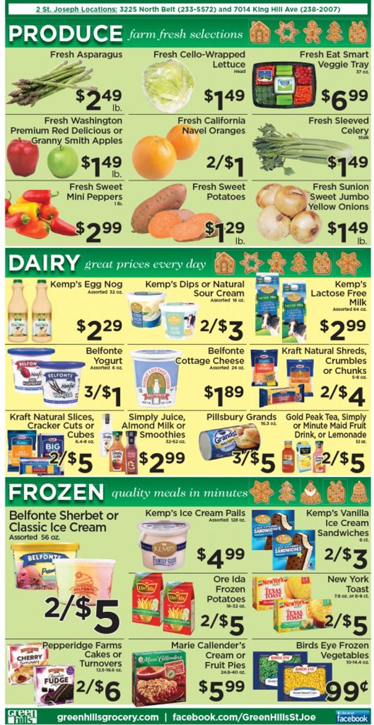 Green Hills Grocery HOLIDAY 2021 Weekly Ad Circular - valid 12/15-12/21/2021 (Page 2)