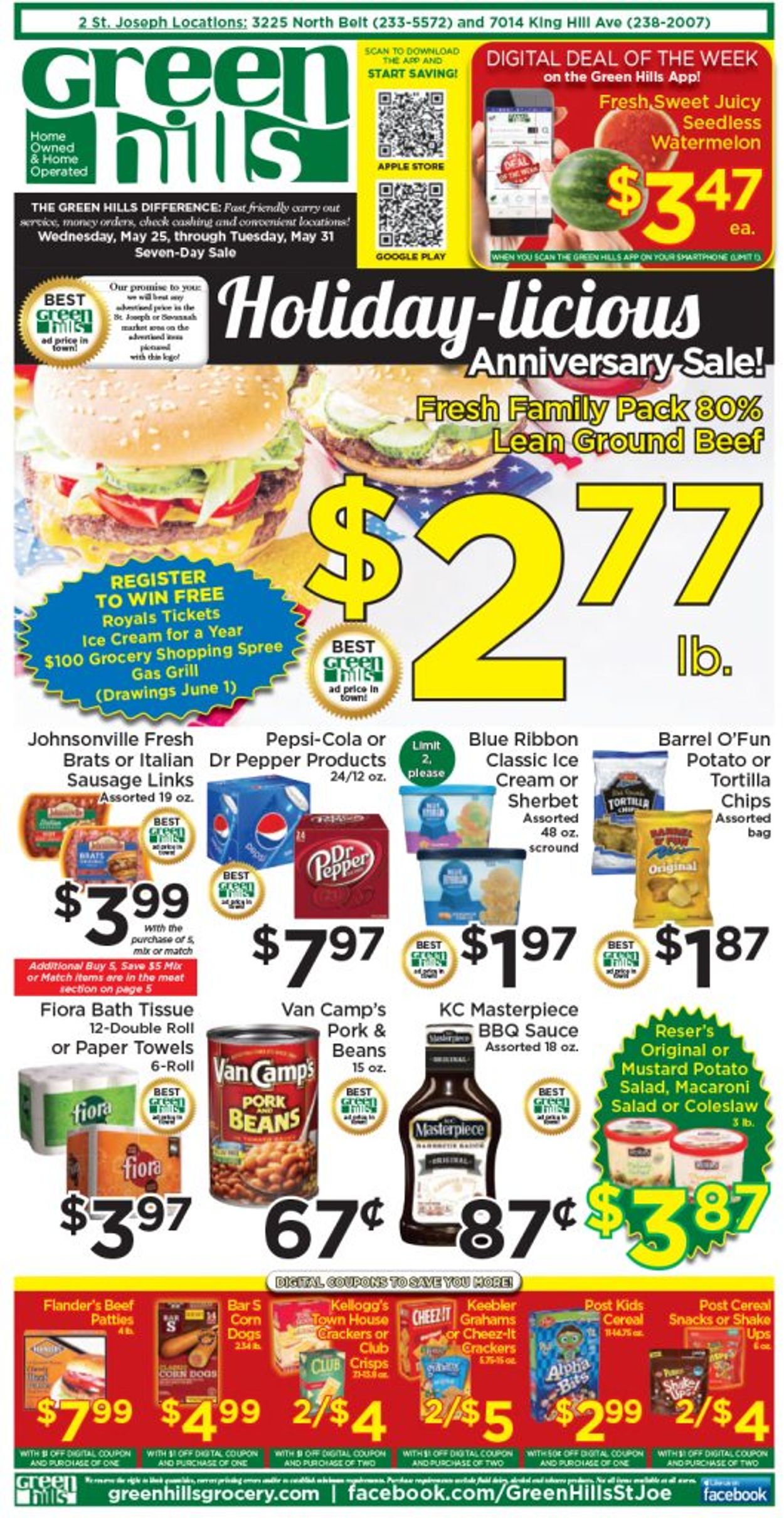 Green Hills Grocery Weekly Ad Circular - valid 05/25-05/31/2022