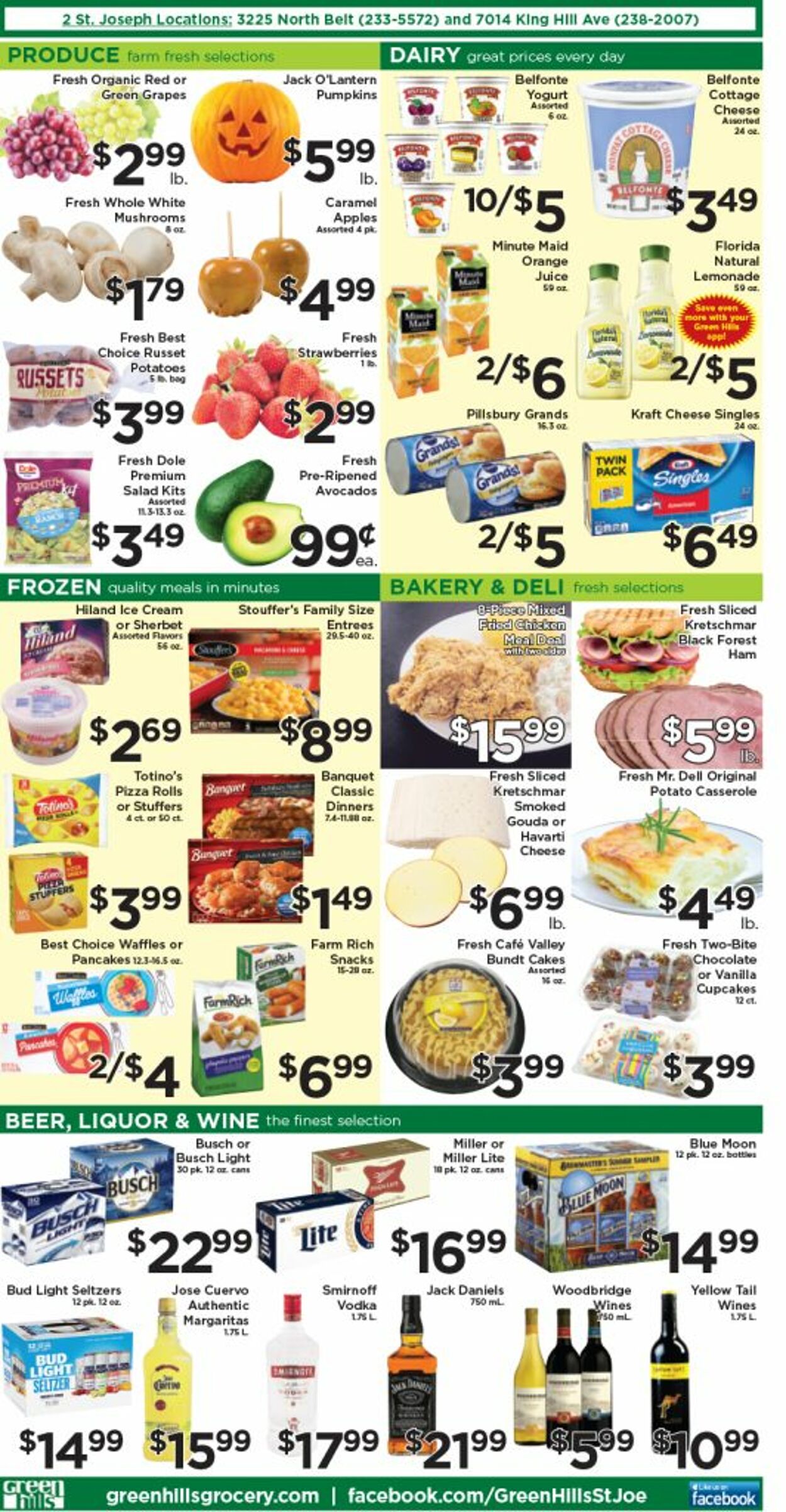 Green Hills Grocery Weekly Ad Circular - valid 10/05-10/11/2022 (Page 2)