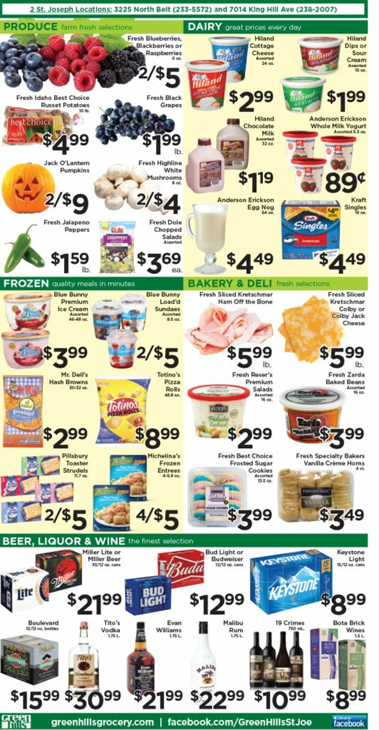 Green Hills Grocery Weekly Ad Circular - valid 10/12-10/18/2022 (Page 2)