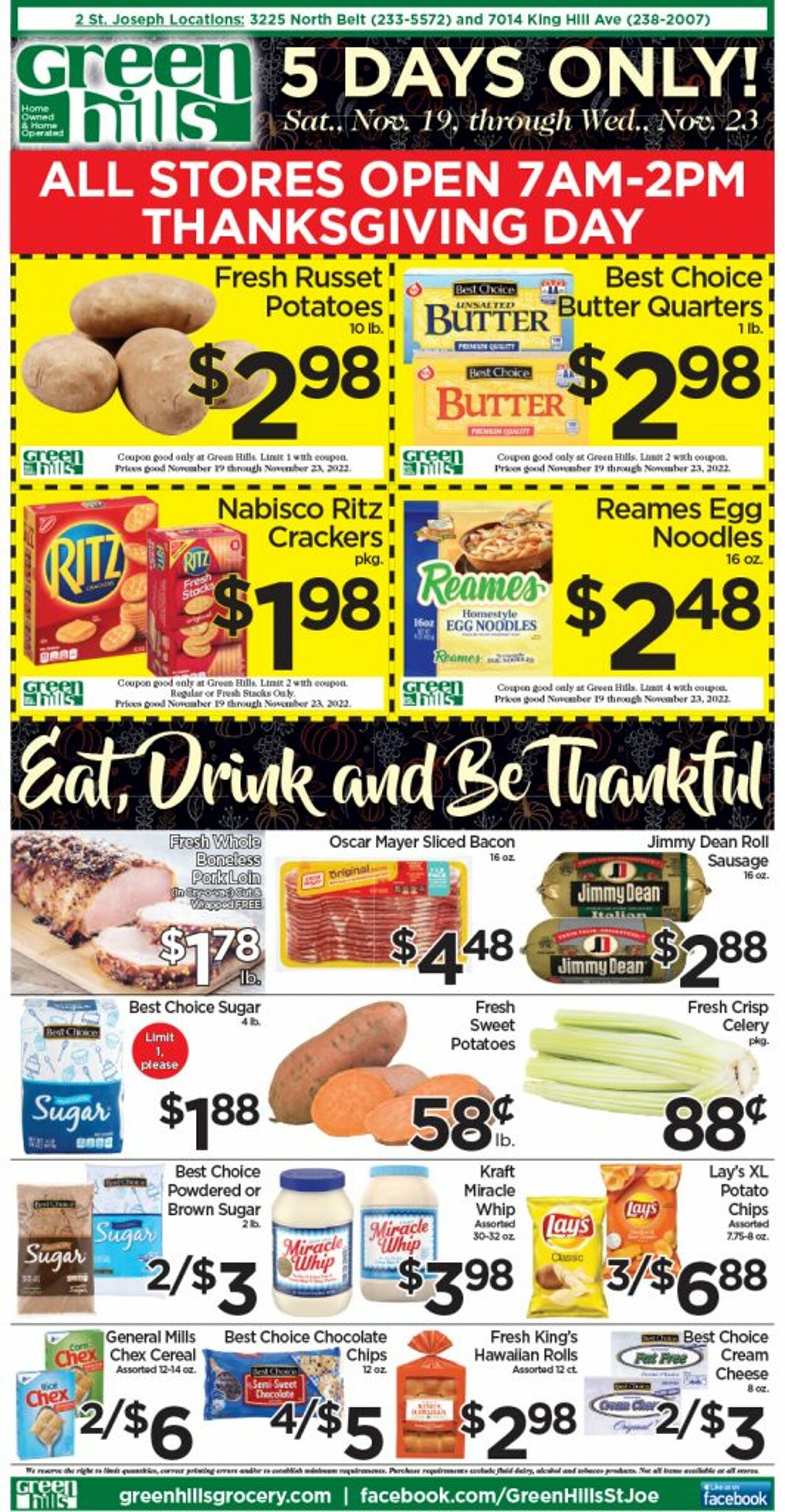 Green Hills Grocery Weekly Ad Circular - valid 11/14-11/20/2022 (Page 8)