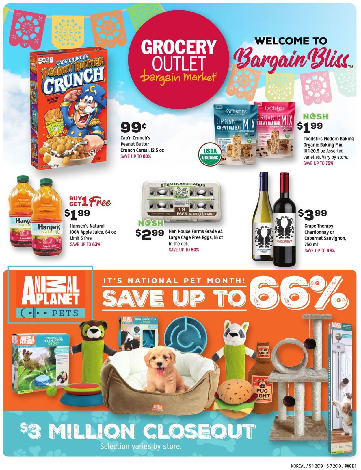 Grocery Outlet Weekly Ad Circular - valid 05/01-05/07/2019