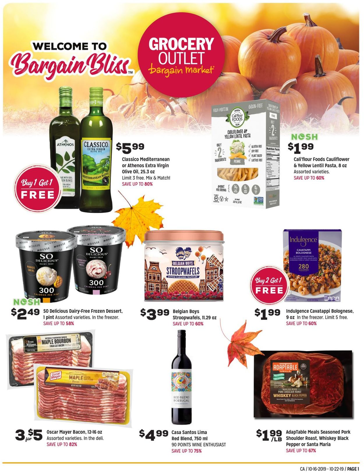 Grocery Outlet Weekly Ad Circular - valid 10/16-10/22/2019