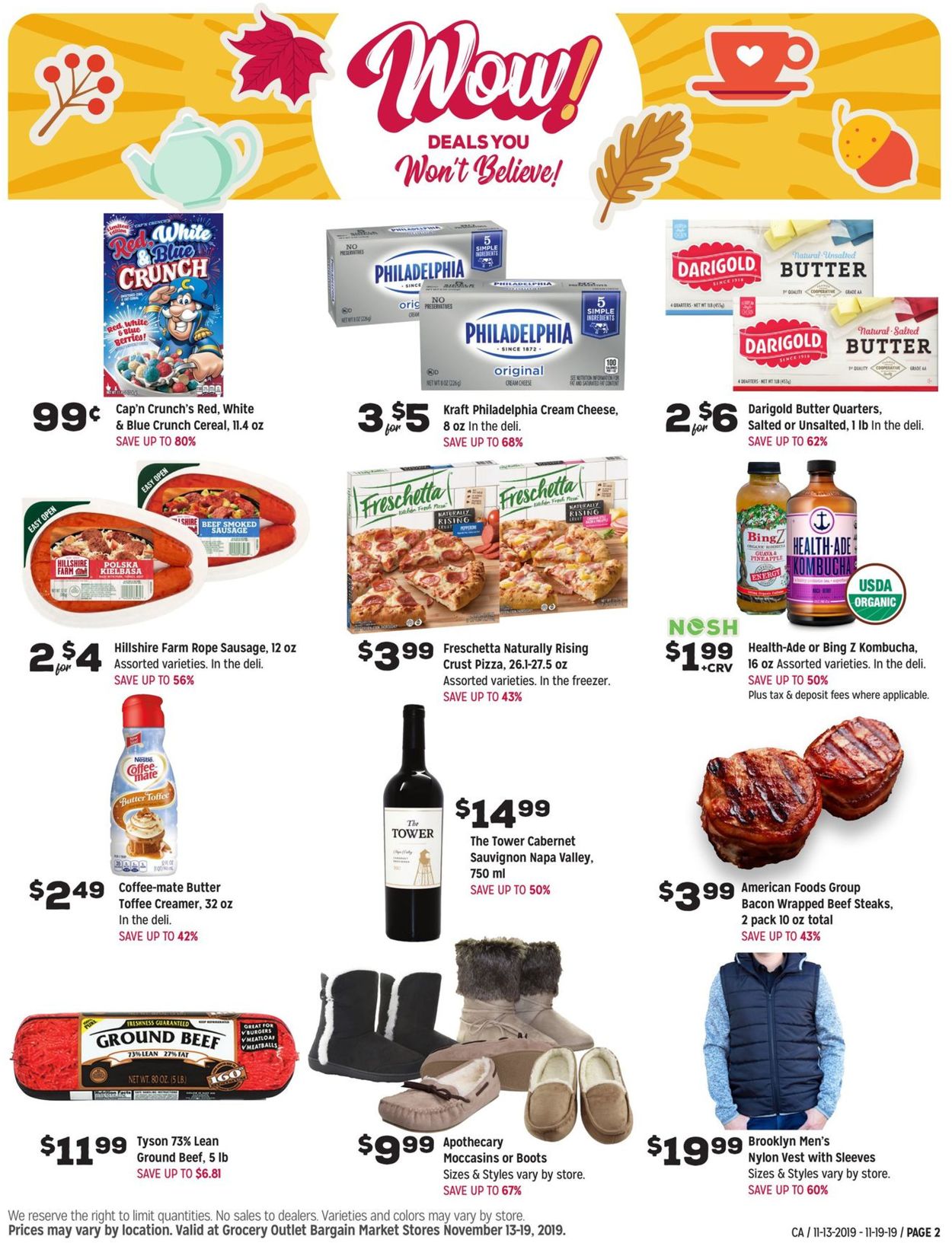 Grocery Outlet Weekly Ad Circular - valid 11/13-11/19/2019 (Page 2)