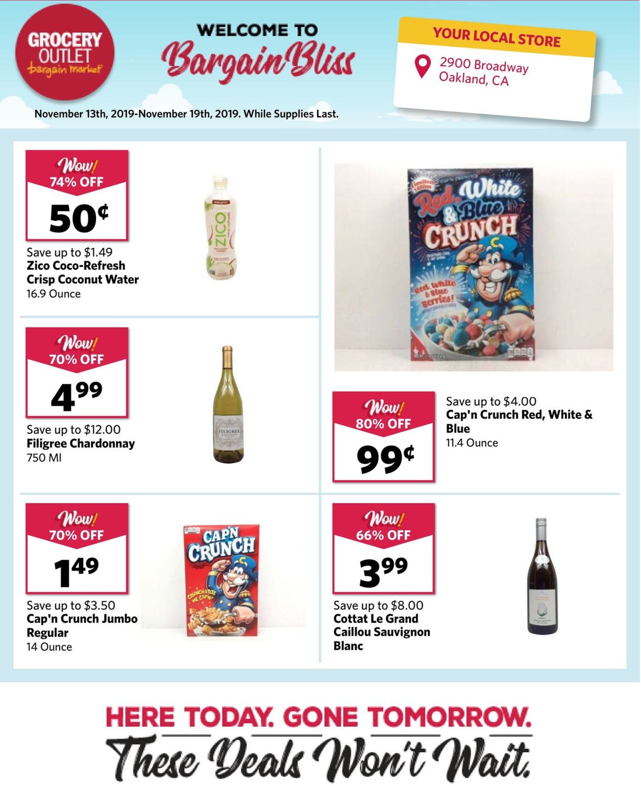 Grocery Outlet Weekly Ad Circular - valid 11/13-11/19/2019 (Page 4)