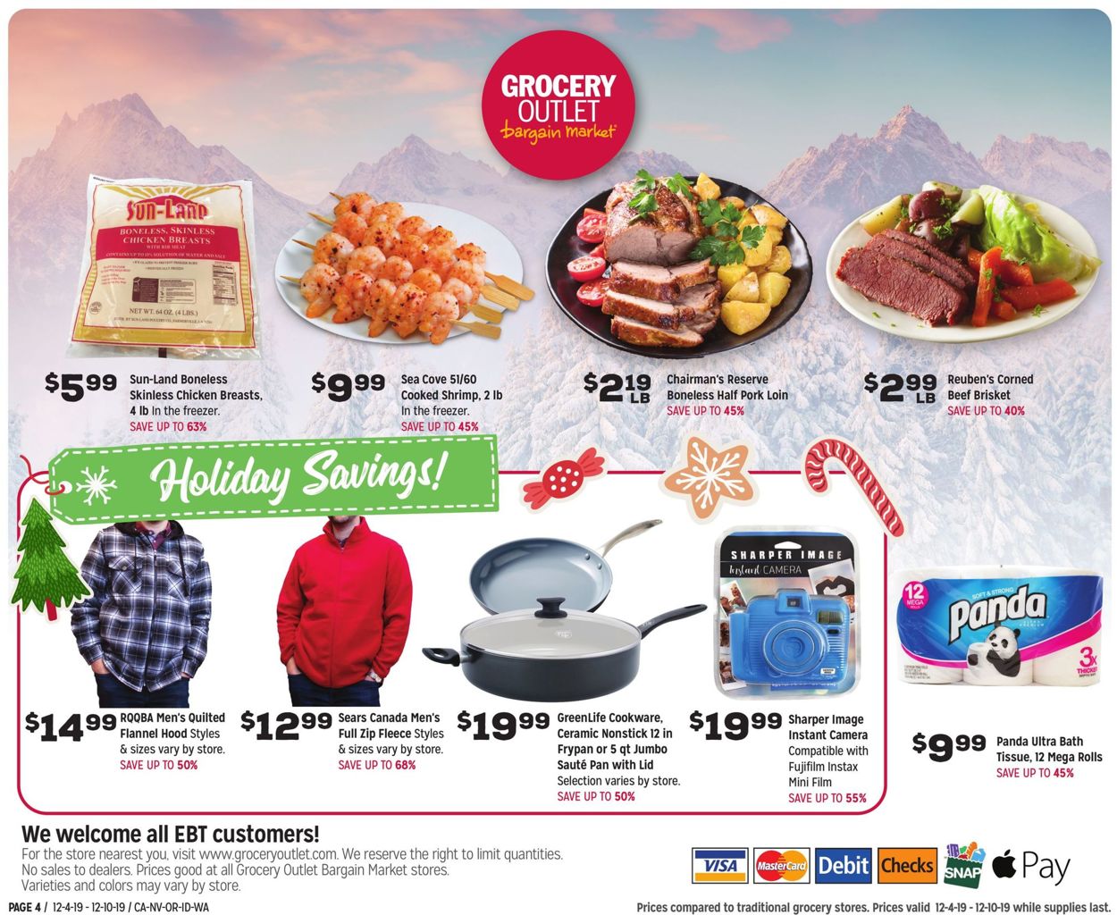 Grocery Outlet Weekly Ad Circular - valid 12/04-12/10/2019 (Page 4)