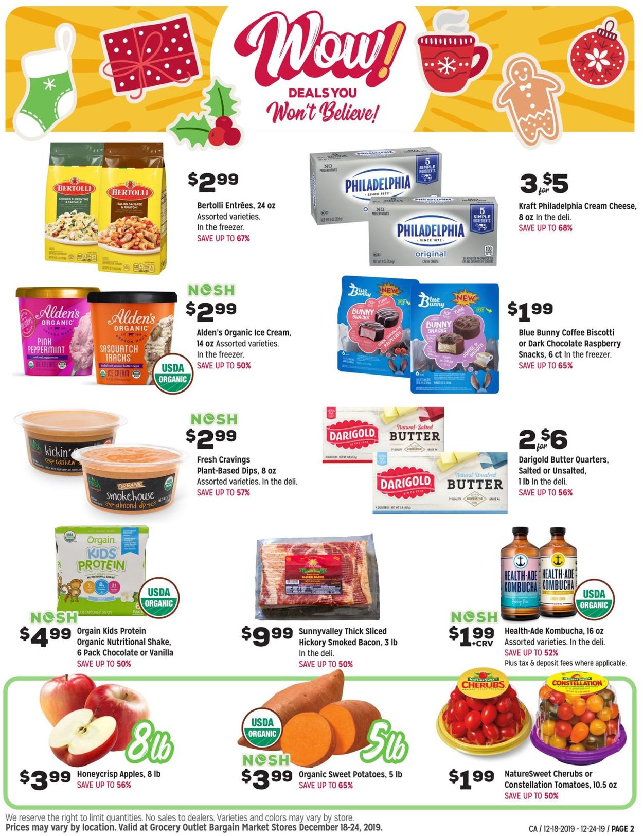 Grocery Outlet - Holiday Ad 2019 Weekly Ad Circular - valid 12/18-12/24/2019 (Page 2)
